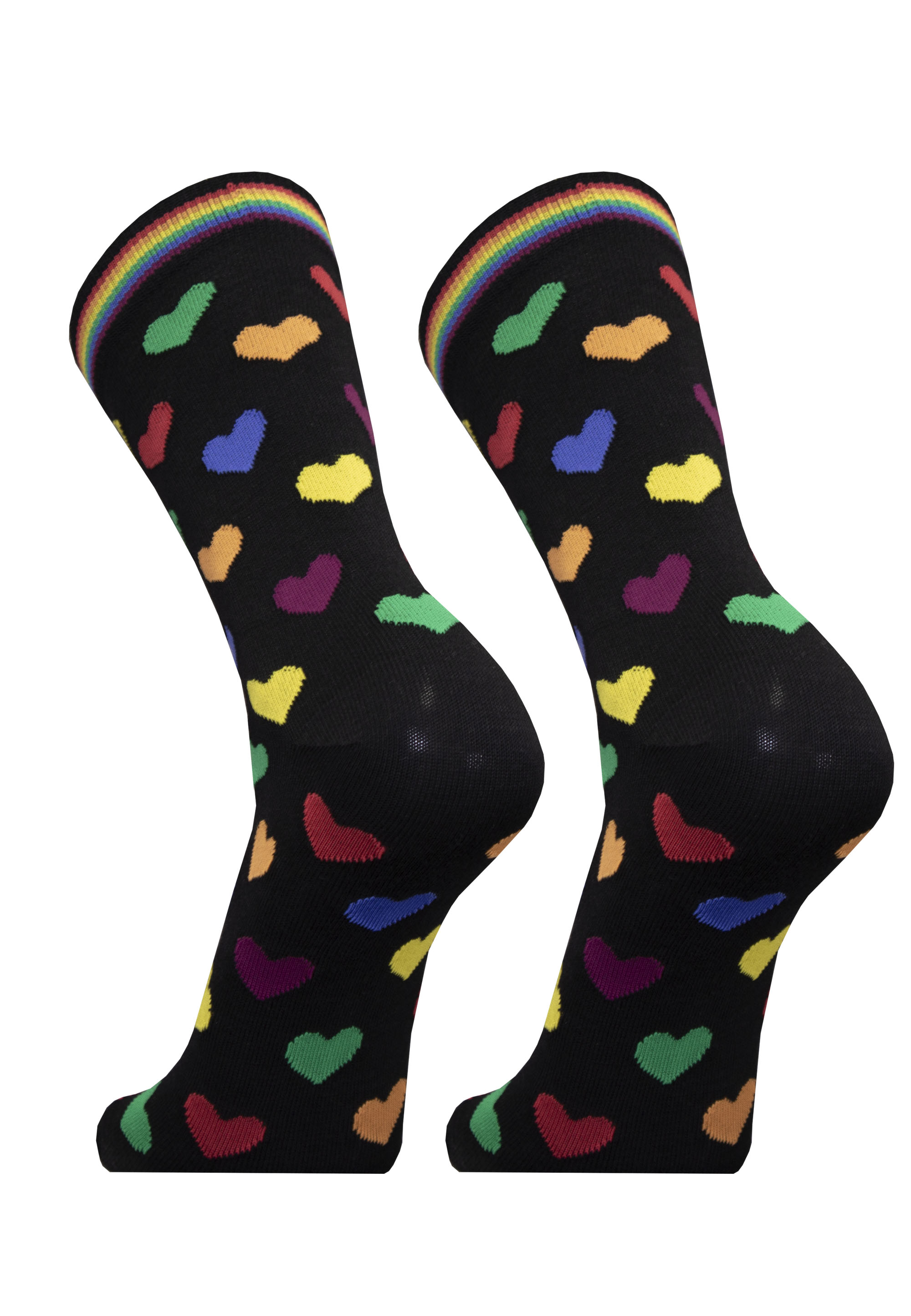 Thumbnail - UphillSport Socken "RAINBOW HEARTS 2er Pack" 2 Stk. tlg. mit niedlichen Herz-Prints