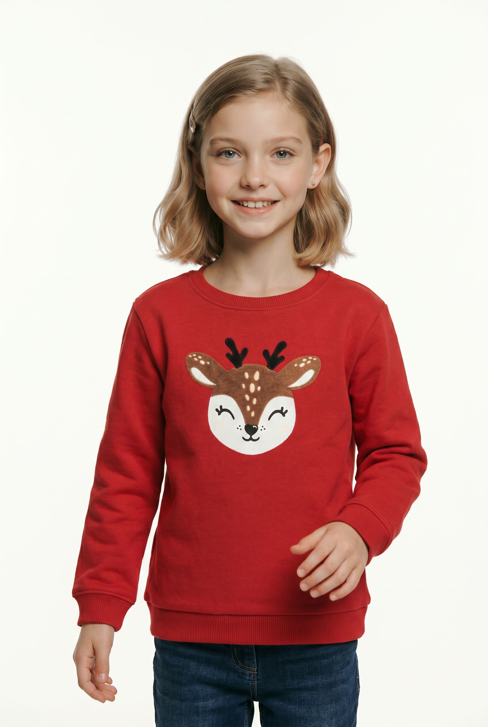 Blue Seven Sweatshirt, mit weihnachtlichen Motiven