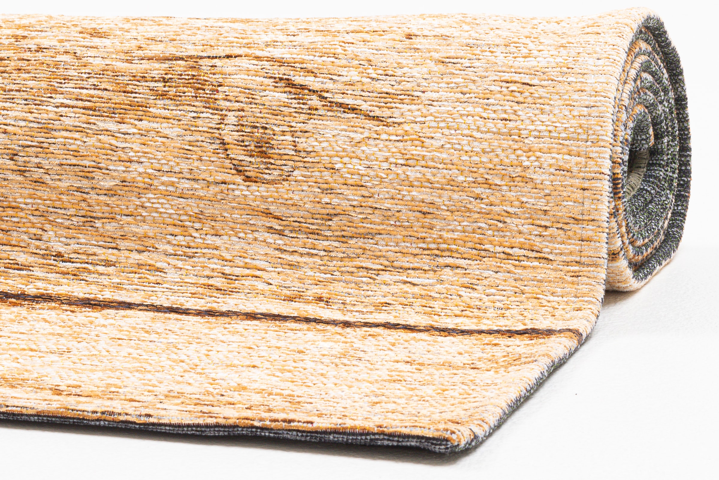 Sansibar Teppich »Keitum 009« rechteckig 3 mm Höhe Flachgewebe, Motiv Holzdielen & gekreuzte Säbel, auch in rund