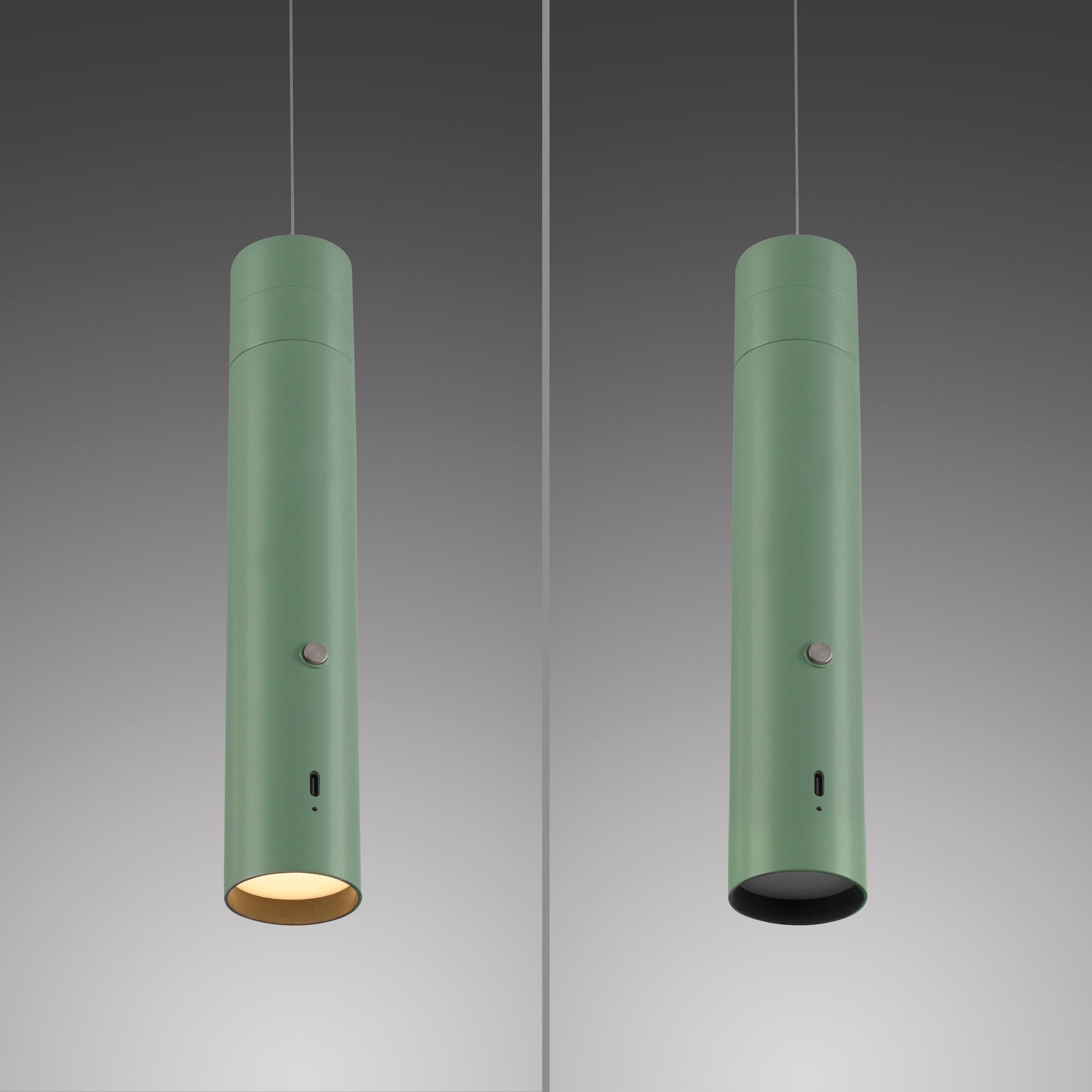 JUST LIGHT Pendelleuchte »ATTACH« LED-Modul 1 Stk. Warmweiß Akkuleuchte