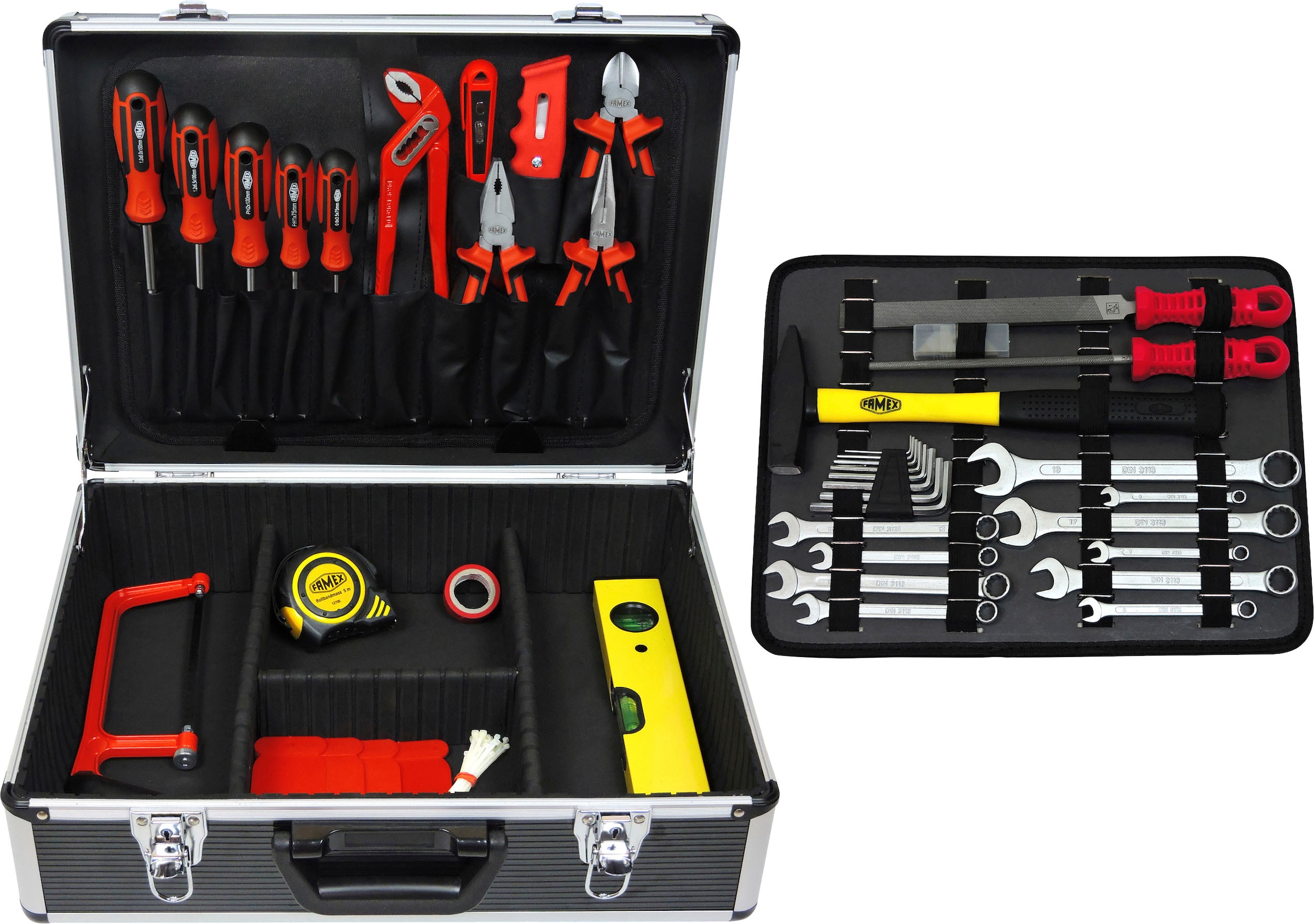 FAMEX Werkzeugset »744-48«, 159-teilig, Werkzeugkoffer mit Werkzeug  bestellen | BAUR