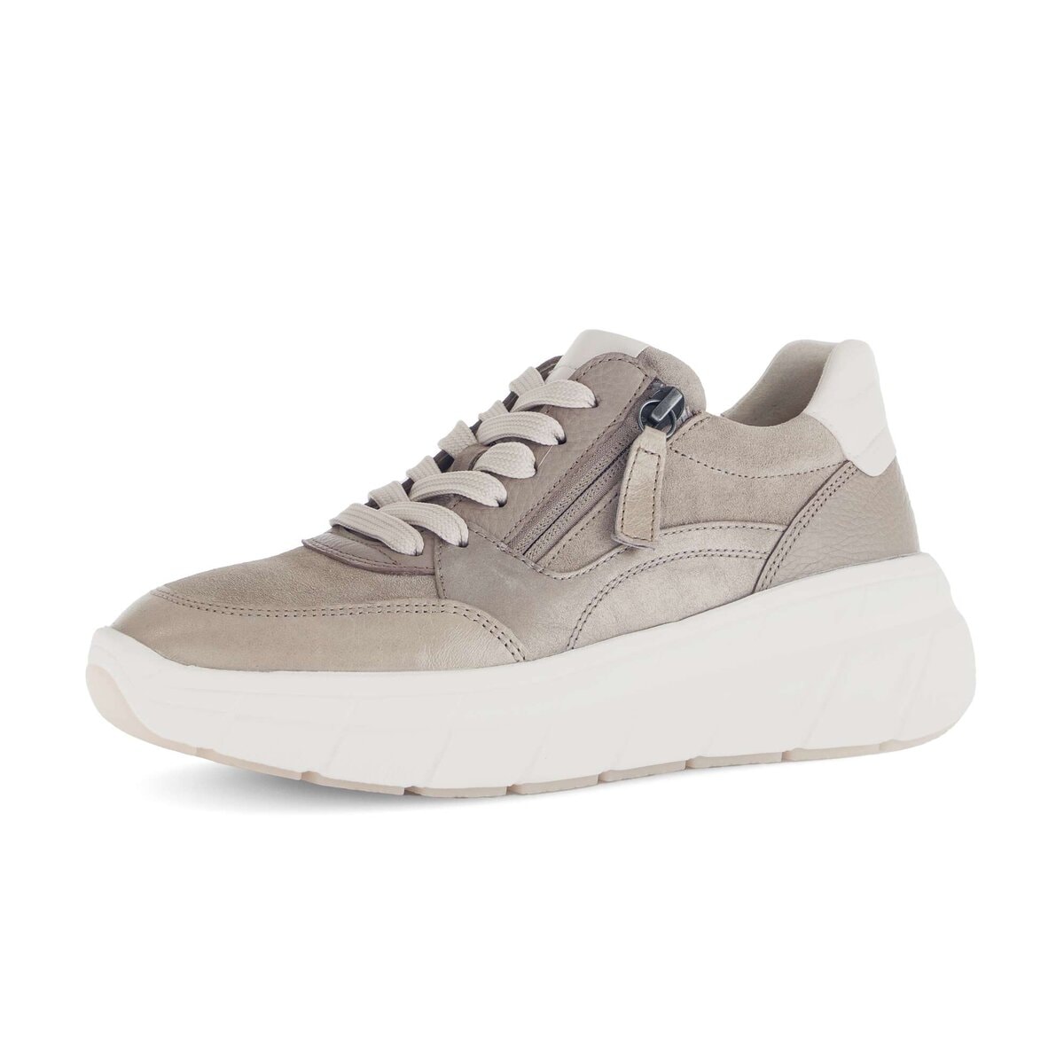 Gabor Sneaker "Sneaker low Materialmix Leder" günstig online kaufen