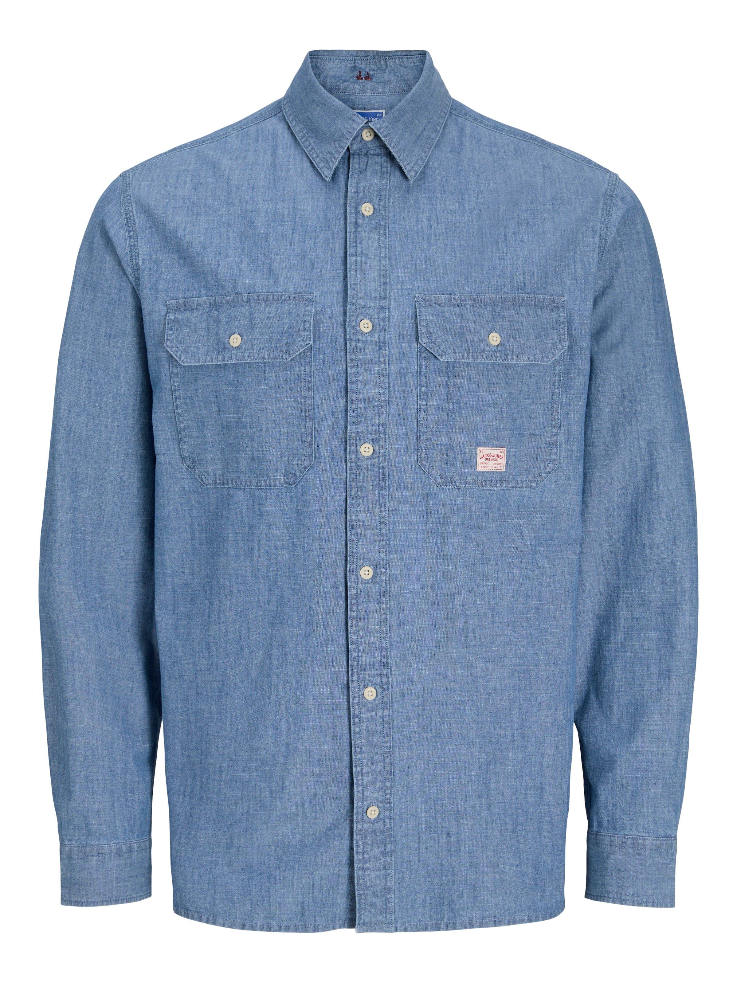 Jack & Jones Langarmhemd "JPRBLUHARRY CHAMBRAY L/S SHIRT" günstig online kaufen