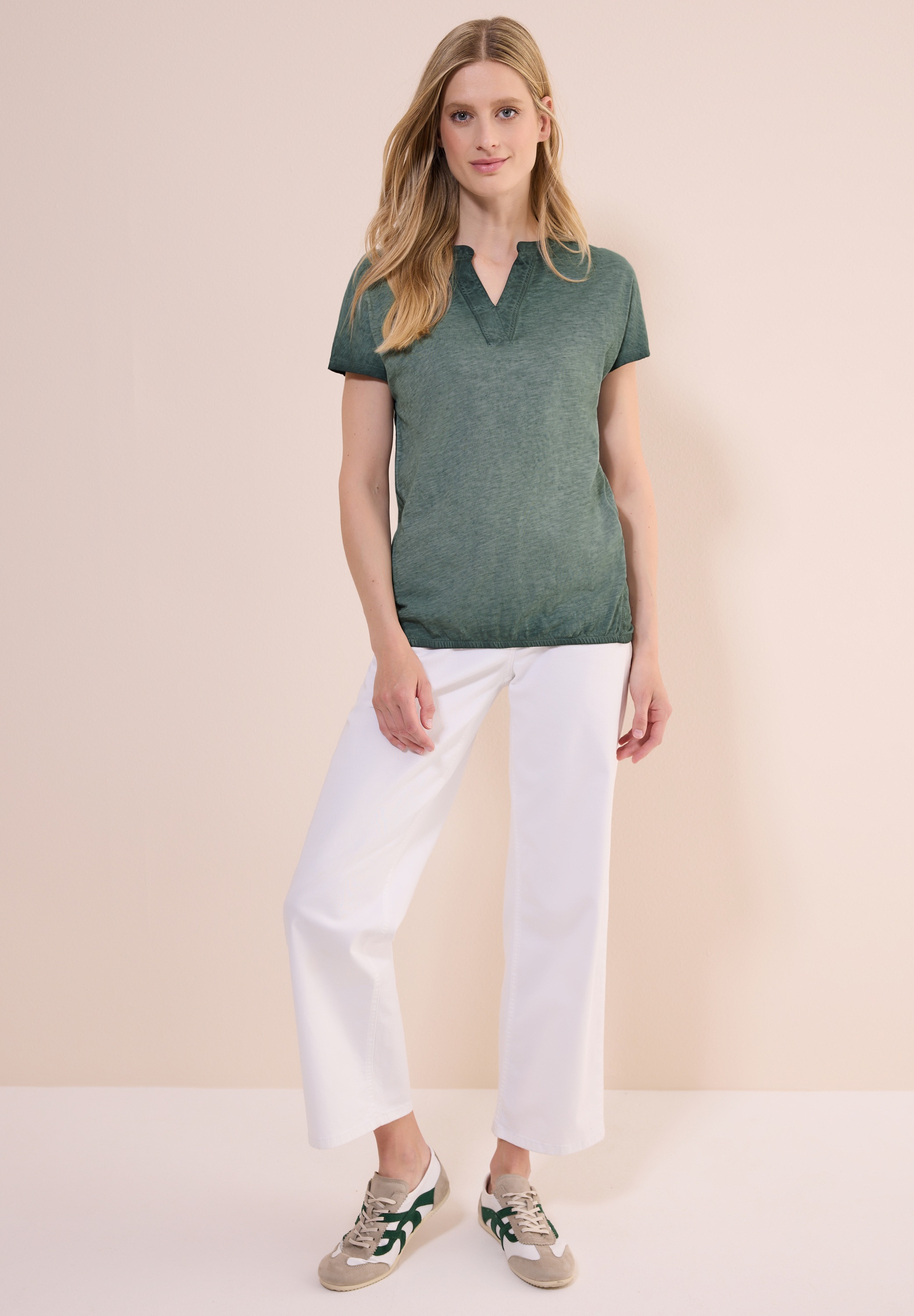 Cecil V-Shirt, aus reiner Baumwolle