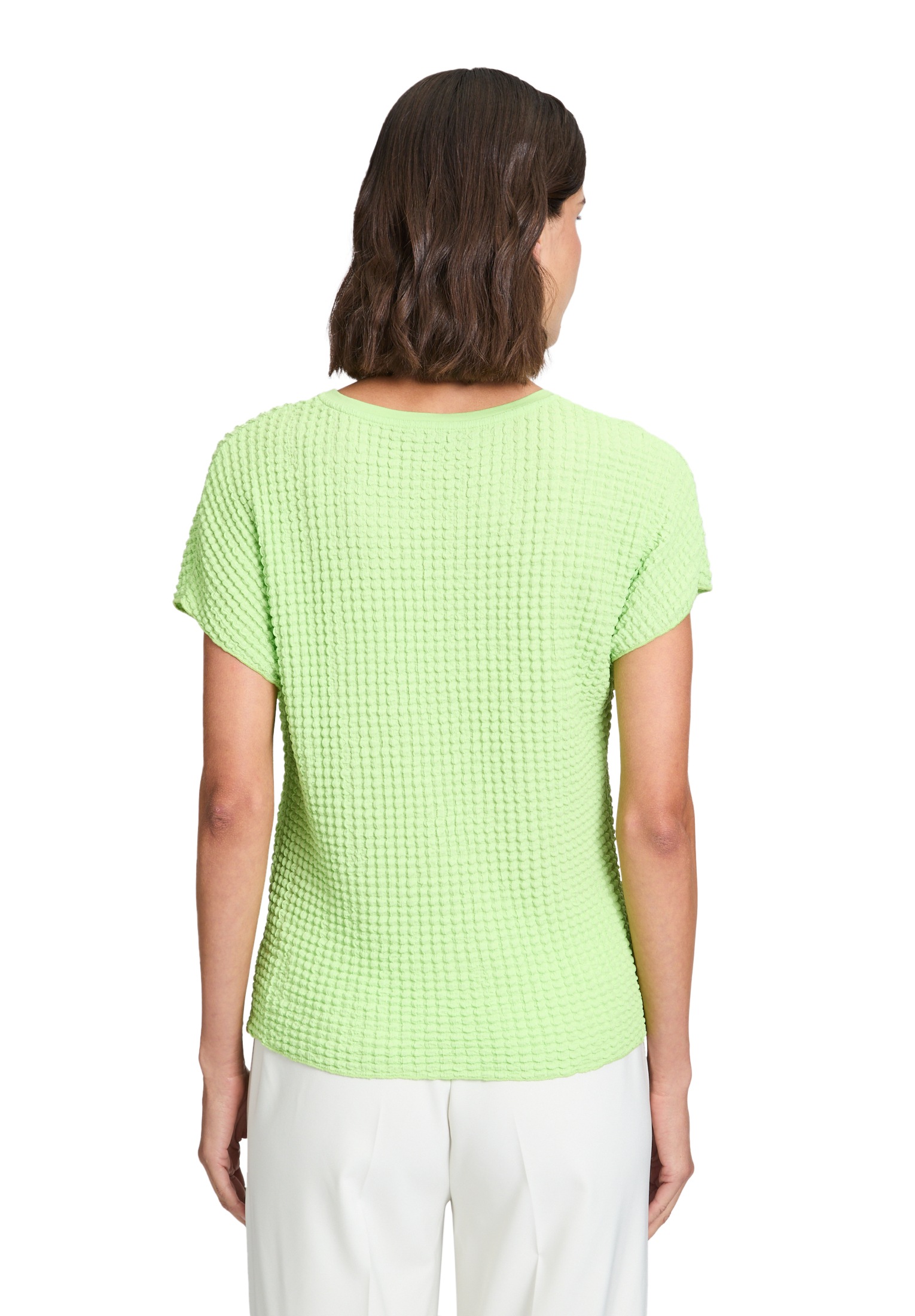 Betty Barclay Kurzarmshirt »Betty Barclay Strukturshirt mit U-Boot-Ausschnitt«, (1 tlg.), Material