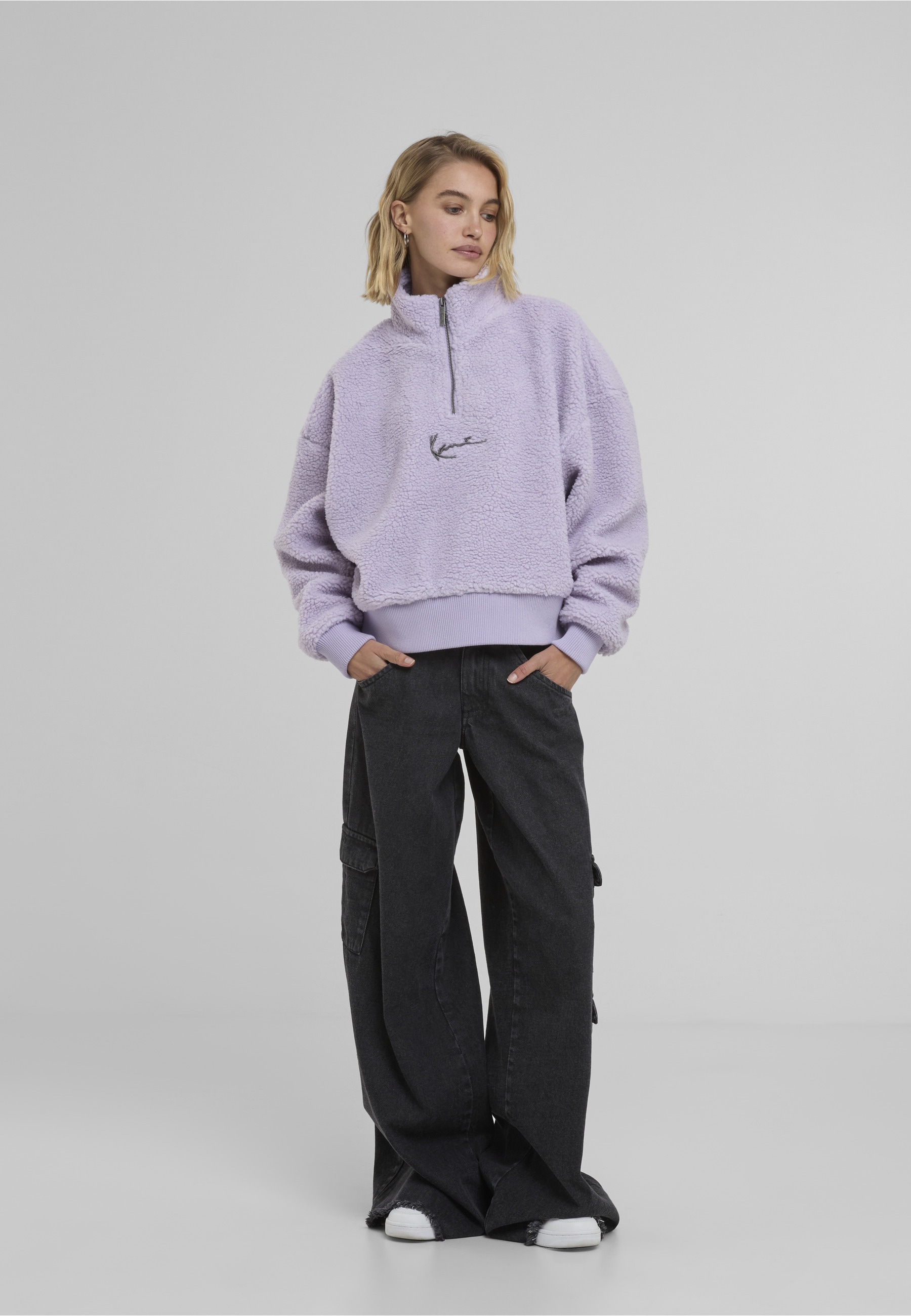 Karl Kani Sweatjacke »Karl Kani KK Metal Signature Teddy Troyer«