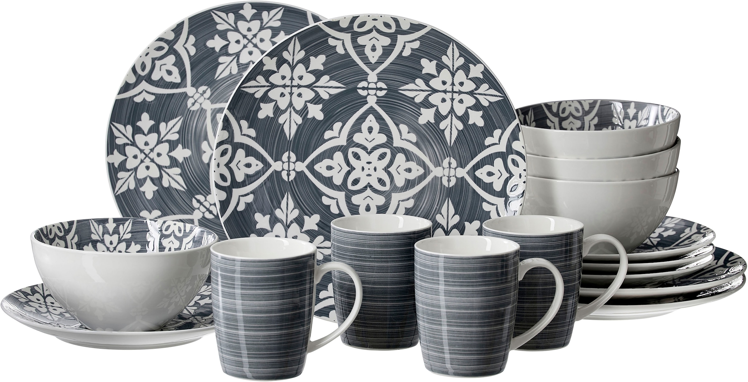 Ritzenhoff & Breker Kombiservice "Salina" Geschirr-Set, Ornament-Dekor günstig online kaufen