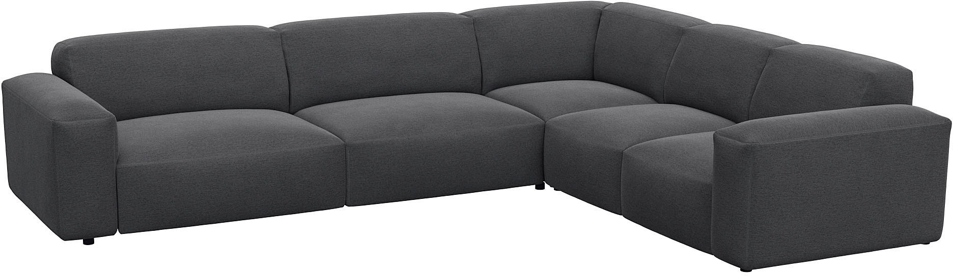 FLEXLUX Ecksofa "Lucera, super bequem durch hochwertigen Sitzaufbau mit Kal günstig online kaufen