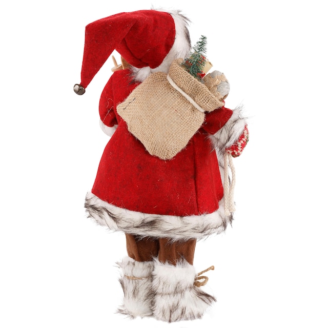 Dekofigur »Weihnachtsmann« mit weißem Bart und rotem Mantel | BAUR