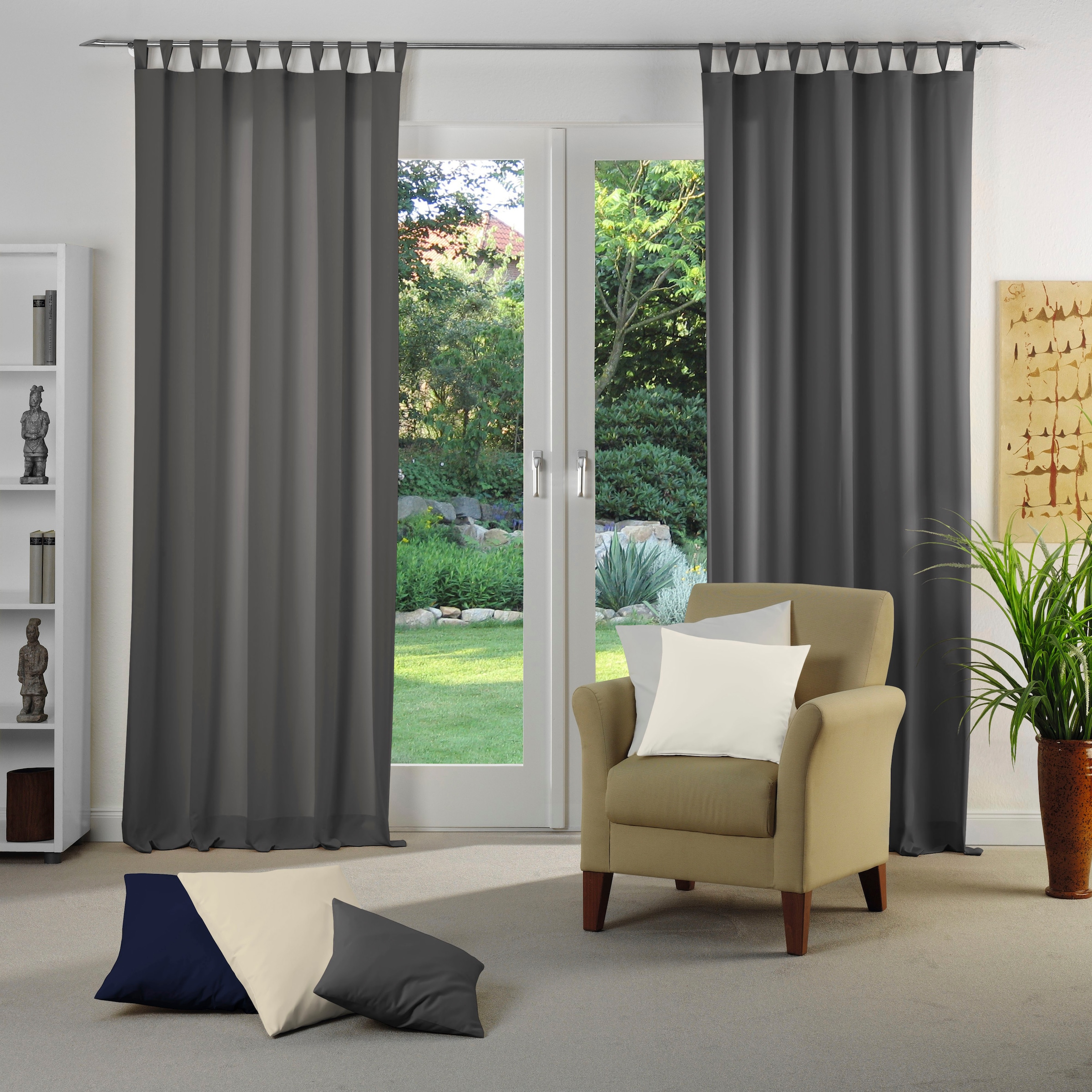 Wirth Vorhang "Newbury" Schlaufen 1 Stk. tlg. nach Maß günstig online kaufen