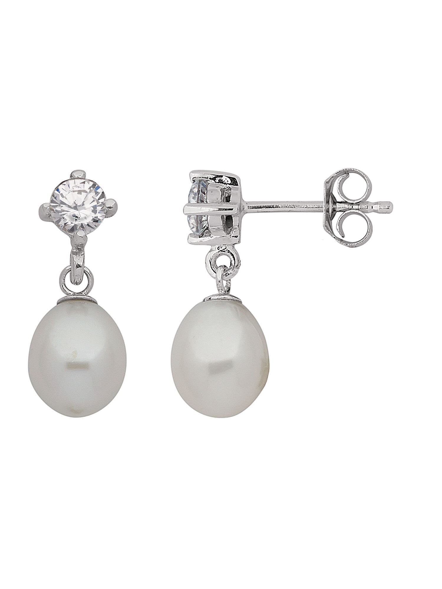 Adelia´s Paar Ohrhänger »925 Silber Ohrringe Ohrstecker« mit Zirkonia Silberschmuck für Damen