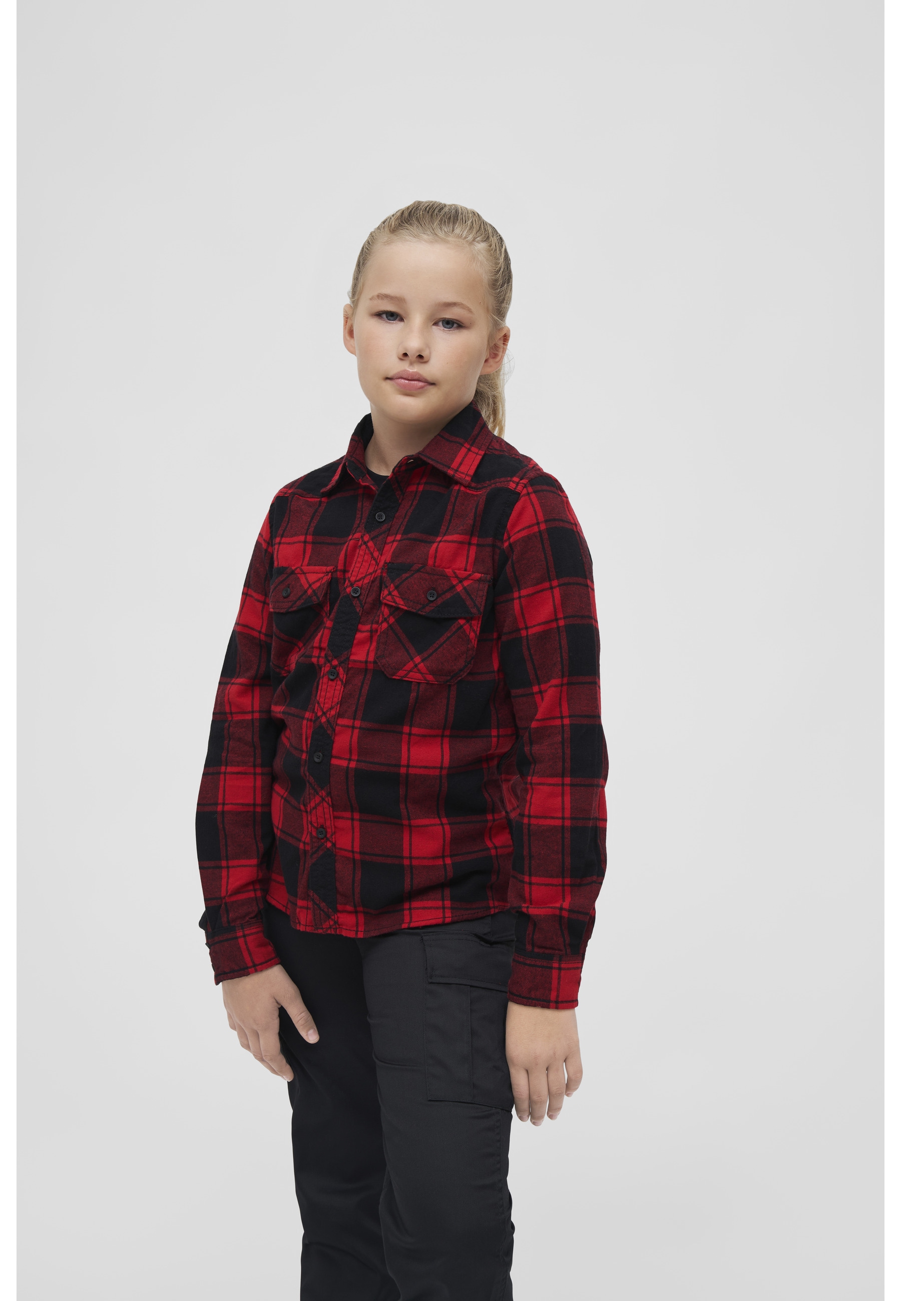 Brandit Kurzarmshirt »Brandit Unisex Checkshirt Kids« 1 Stk.