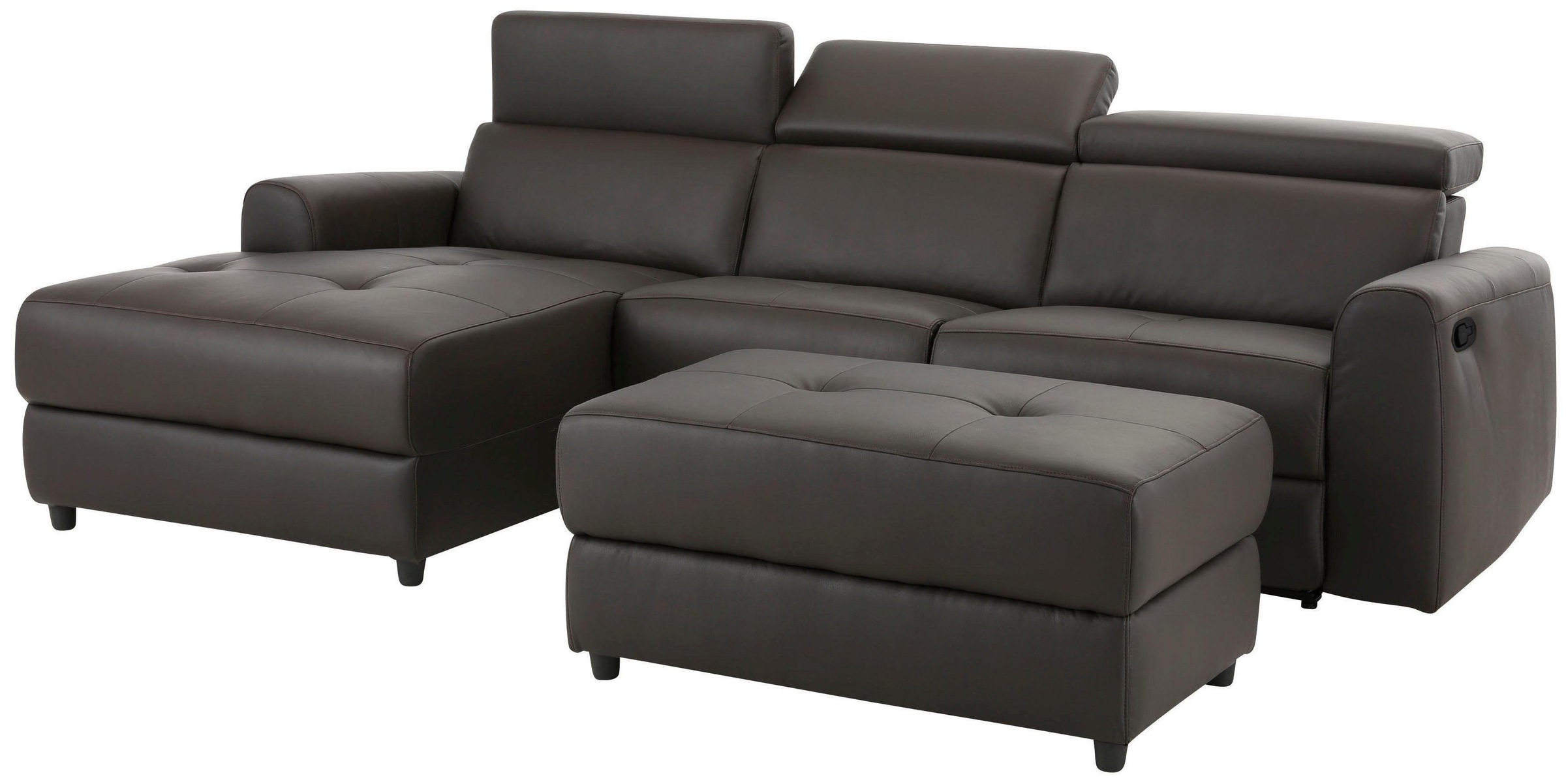 Home affaire Ecksofa »Sentrano, L-Form,«, 275 cm, man. o. elektr. Relaxfunktion und USB/Kopfverstellung