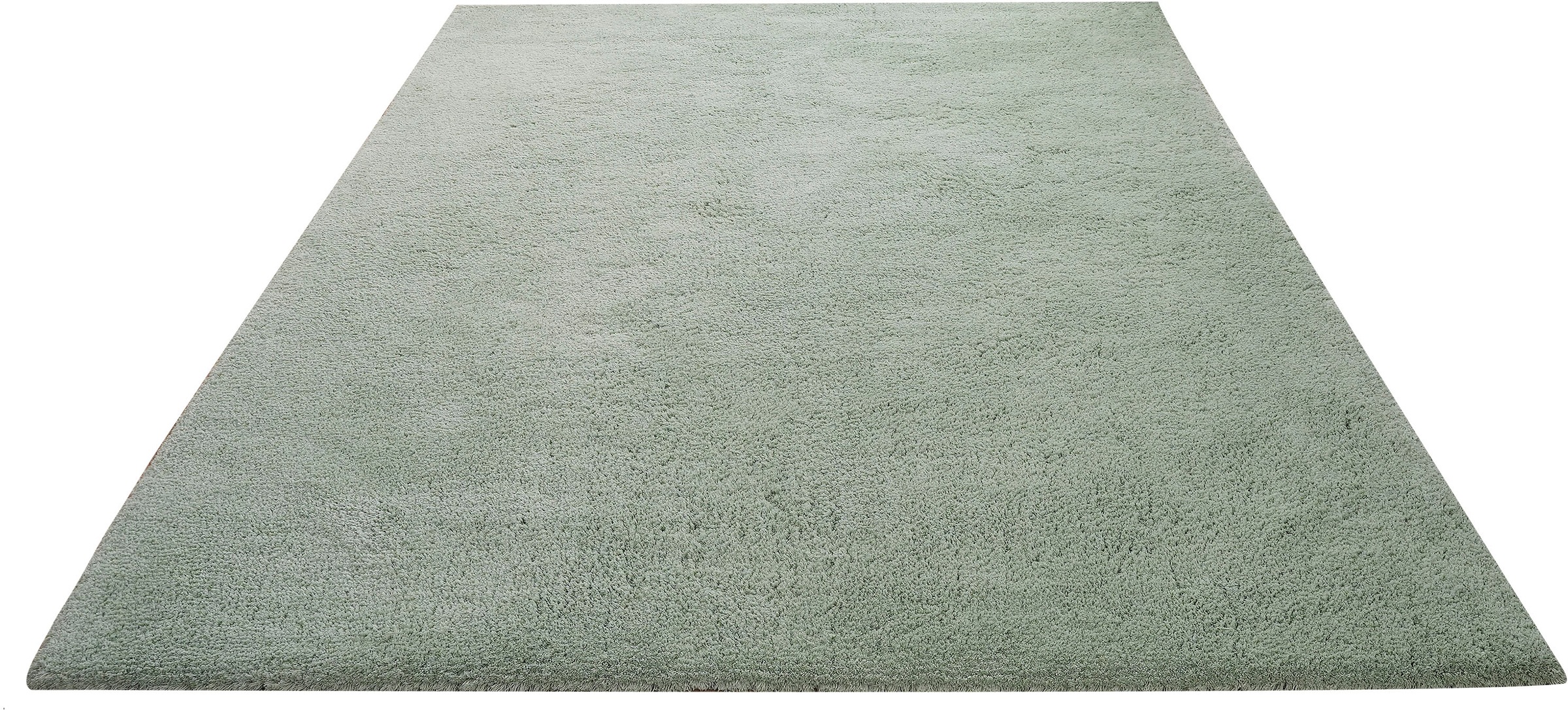Hochflor-Teppich OTTO HOME "Microfaser Teppich Magong, besonders weich, sehr feiner Flor" Gr. 7, grün (mint), B:240cm H:25mm L:320cm, Kunstfaser, Teppiche, uni, Wohnzimmer, Schlafzimmer, Kinderzimmer, auch rund und als Läufer 3