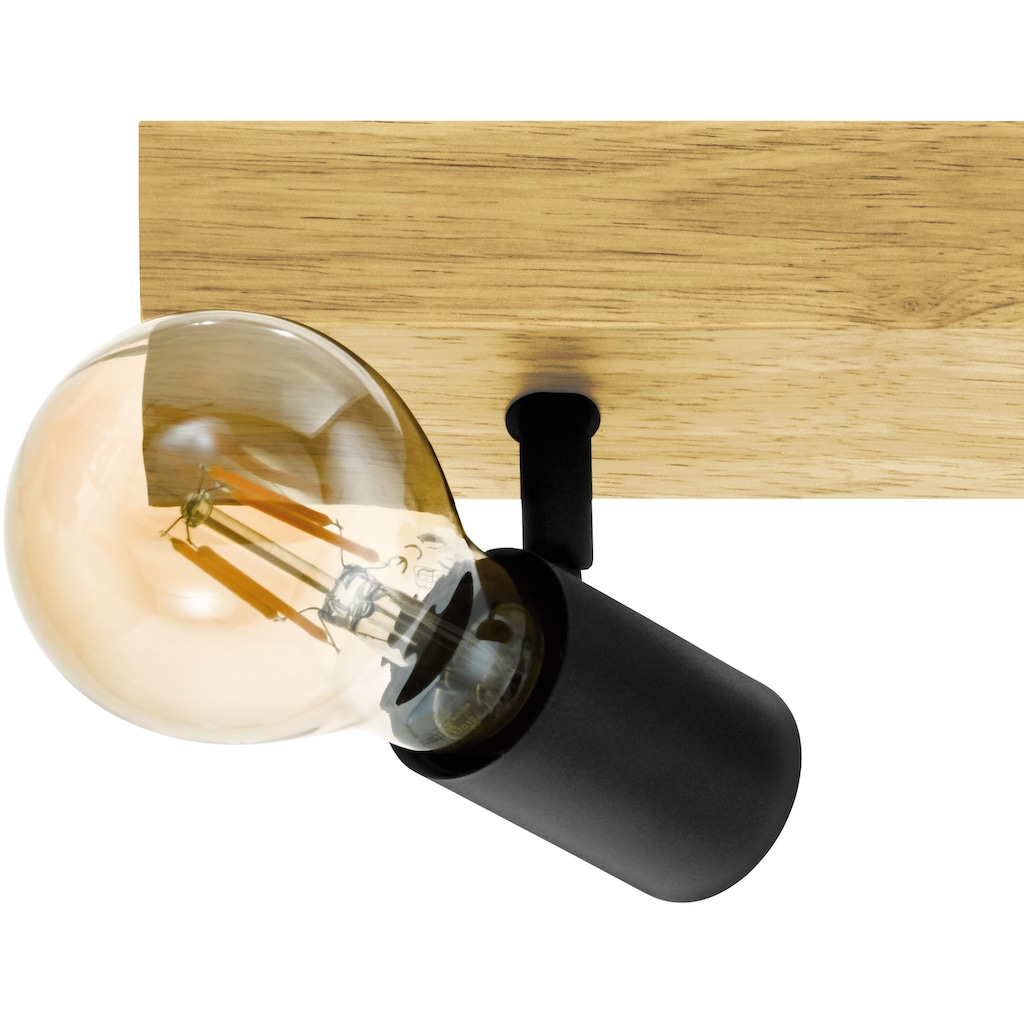 EGLO Deckenspot »TOWNSHEND 3«, 2 flammig-flammig, Vintage Deckenspot im Industrial Design, Retro Lampe, Fassung: E27