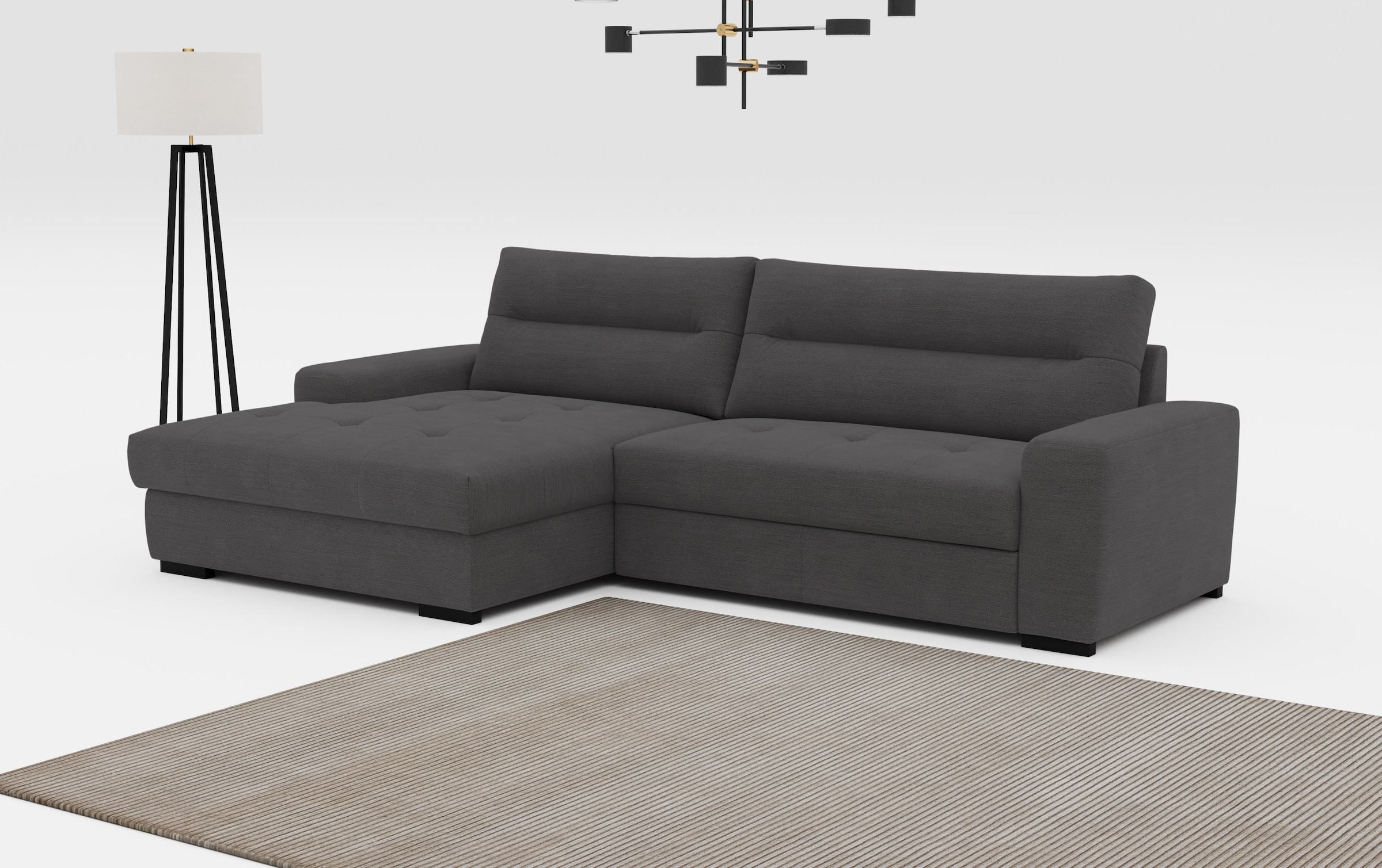 COTTA Ecksofa "Cappa L-Form", wahlweise mit Bettfunktion & Bettkasten günstig online kaufen