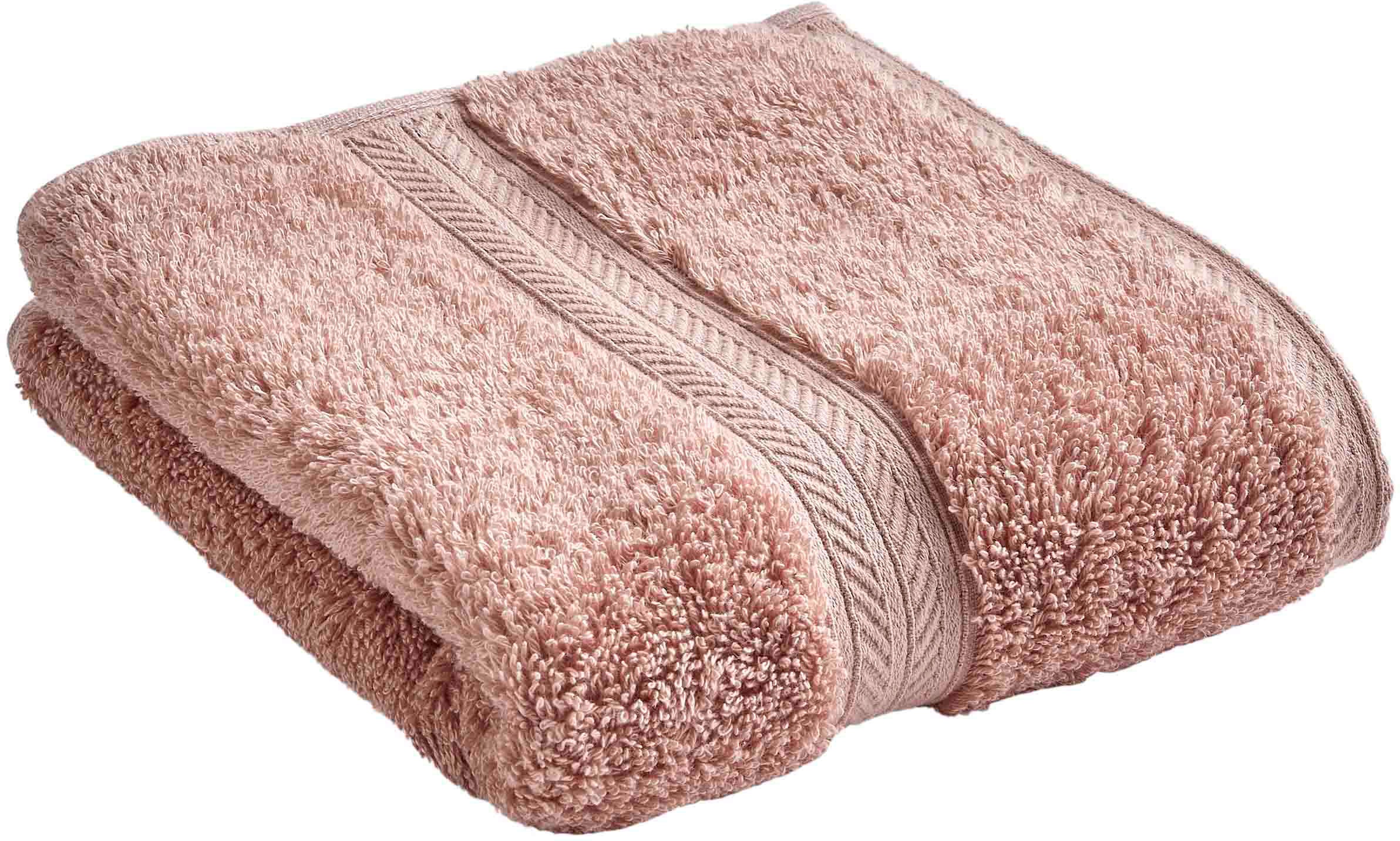 Gästehandtücher CHRISTY, B:46cm L:76cm, rosa, Walkfrottier, Obermaterial: 100% Baumwolle, Handtücher, "RENAISSANCE", Premium-Gästetücher in