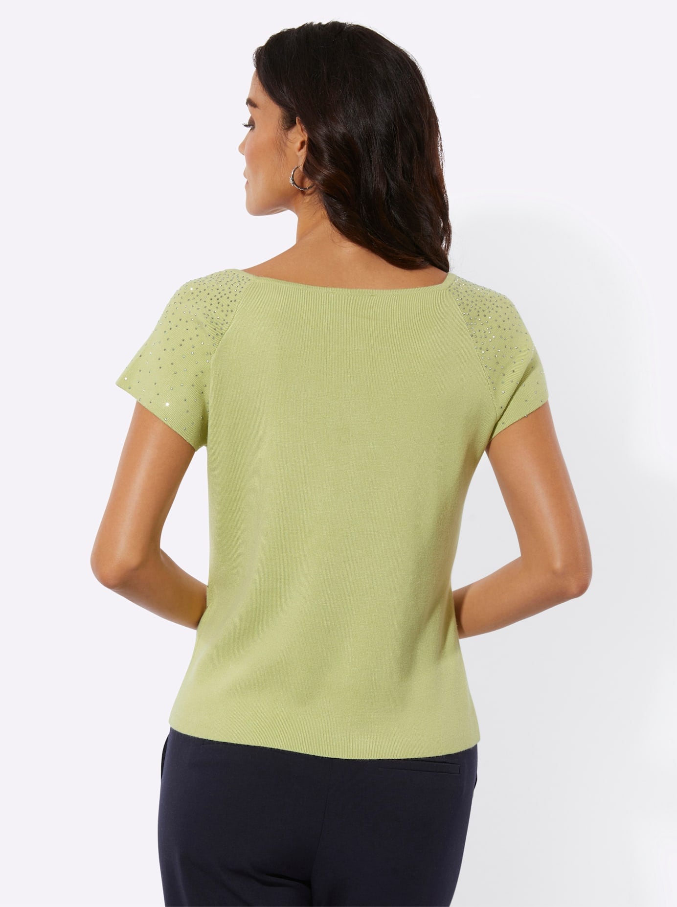 creation L Rundhalspullover »Lyocell-Viskose-Pullover«