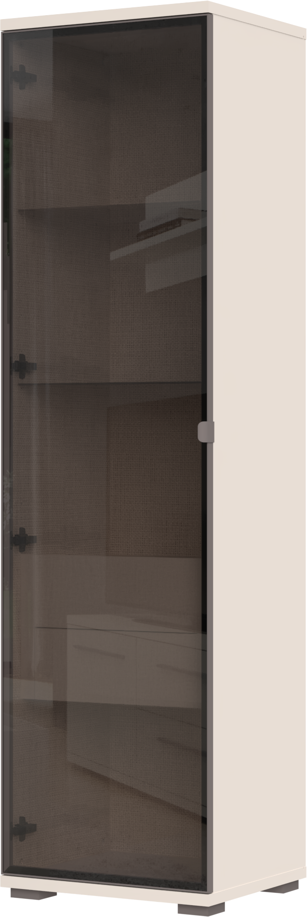 OTTO home "Opera, Showcase mit Parsol-Sicherheitsglas im modernen Look" UV lackiert, Soft Close Funktion, Höhenverstellbare Füße