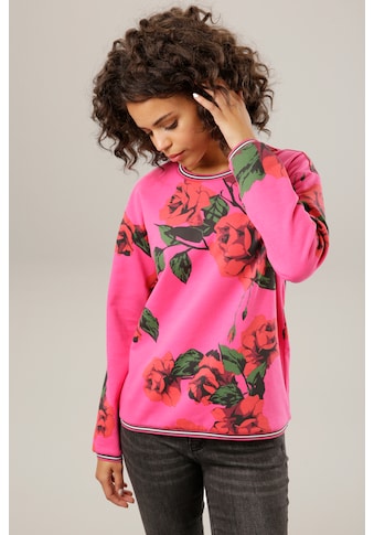 Aniston CASUAL Sportinio stiliaus megztinis su spalvi...