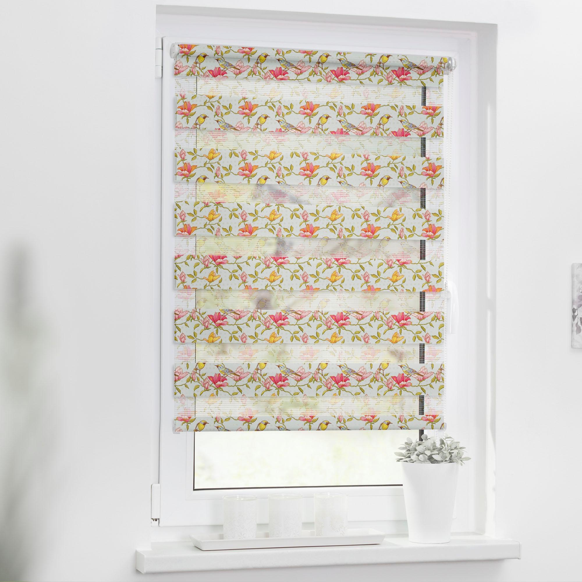 LICHTBLICK ORIGINAL Doppelrollo "Duo Rollo Motiv Birds" Lichtschutz ohne Bo günstig online kaufen