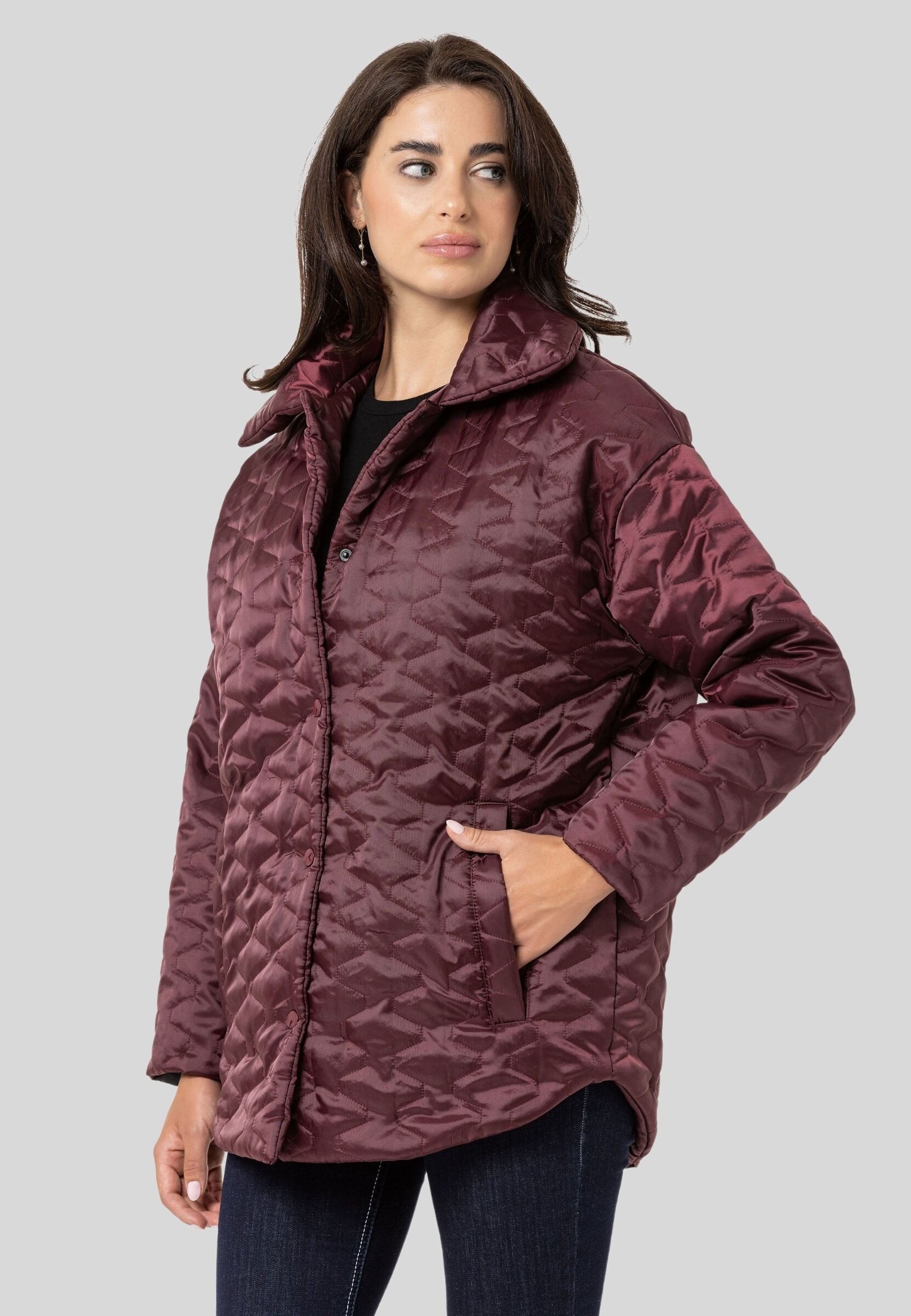 Cipo & Baxx Steppjacke »Jacken«, ohne Kapuze, im Steppdesign