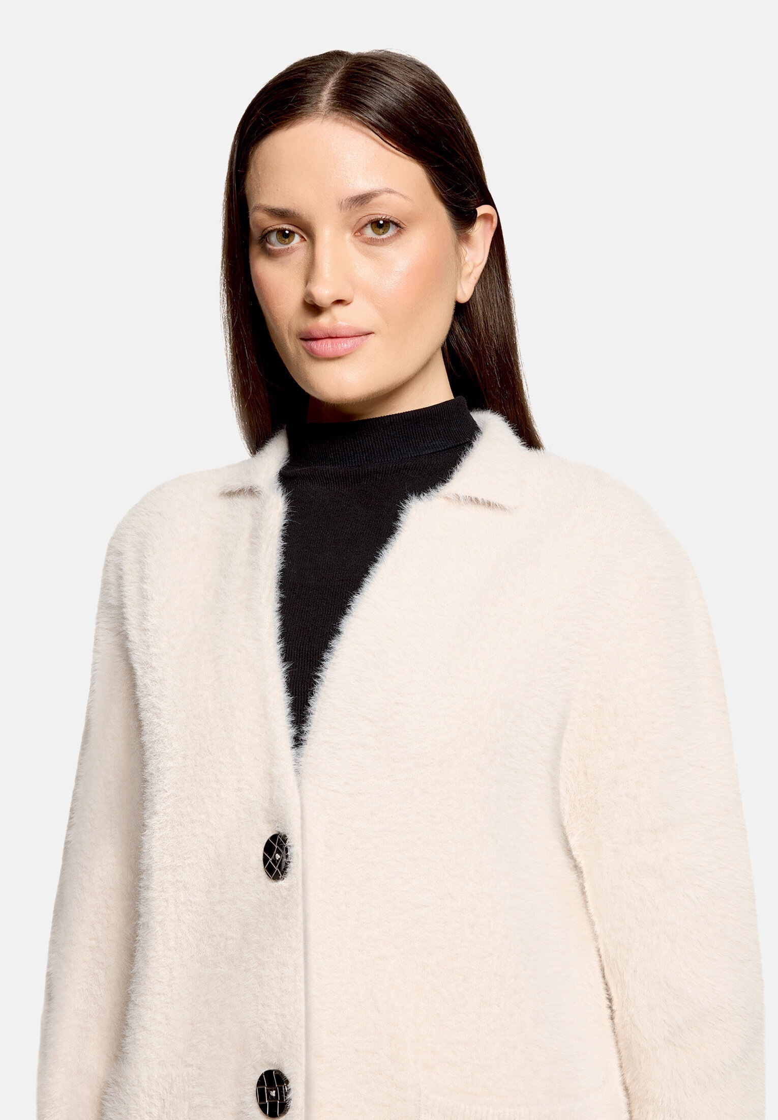 Amber & June Strickjacke »Damen mit aufgesetzten Taschen« 1