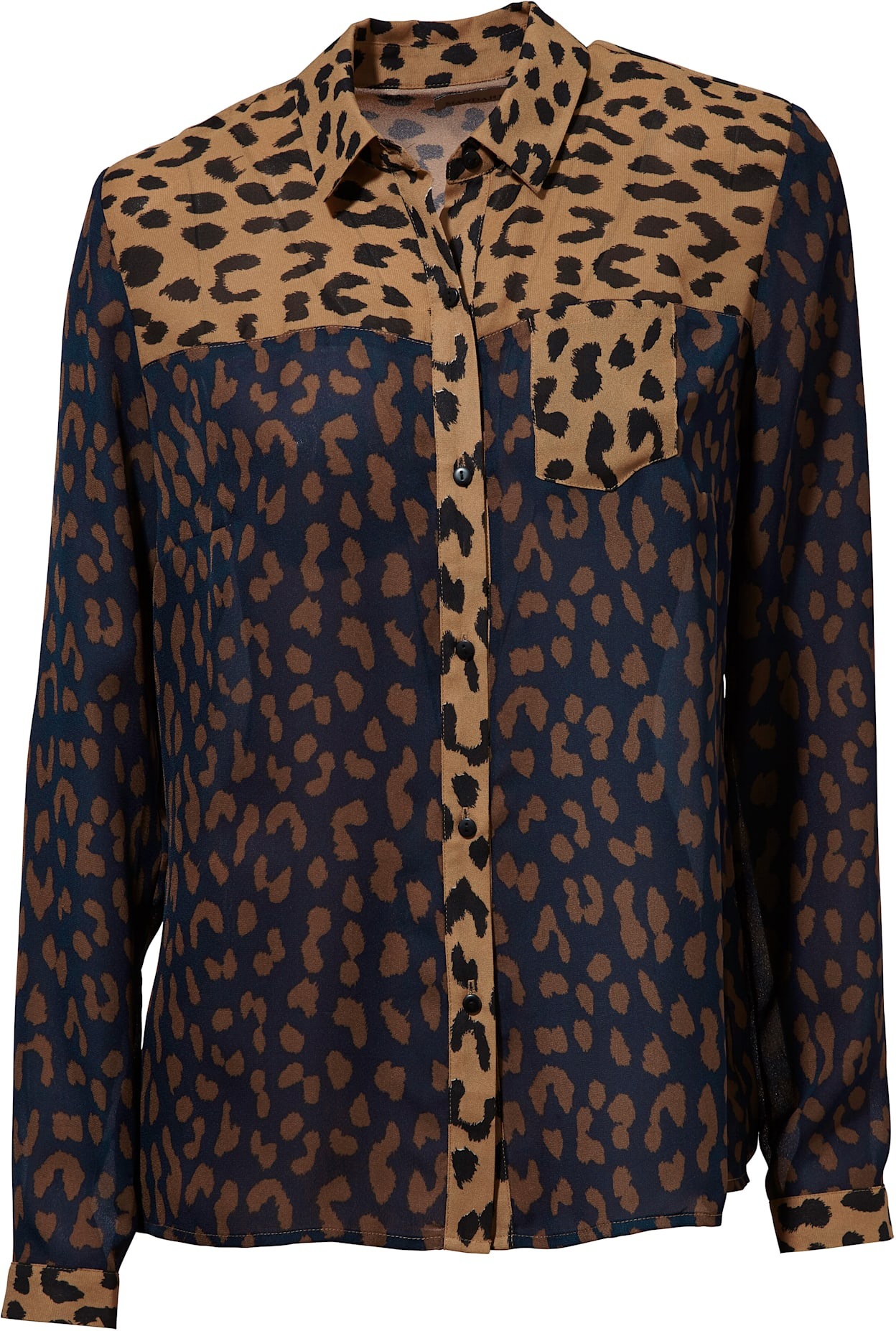 HEINE Printed Blouse Women Blue Size 48 2