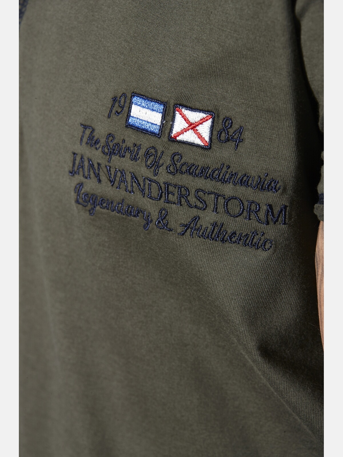 Jan Vanderstorm T-Shirt »T-Shirt HAFTOR«, (1 tlg.)