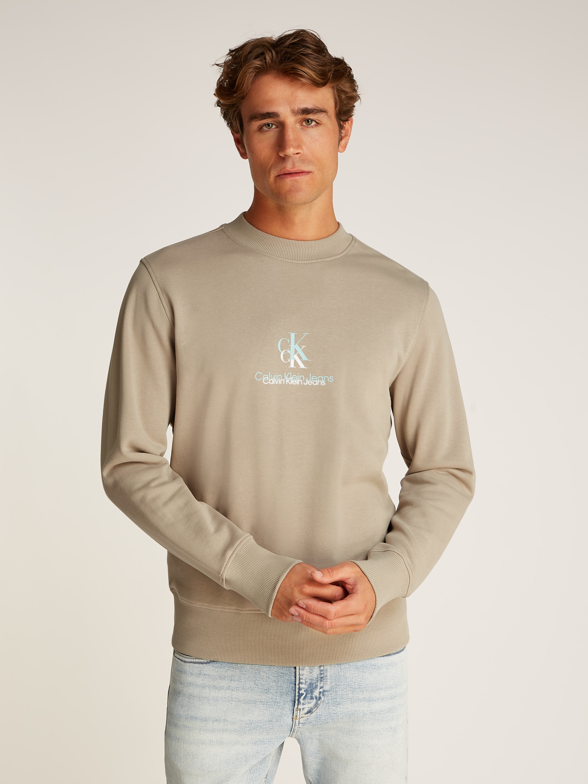 Calvin Klein Jeans Sweatshirt "SHADOW LOGO CREW NECK", mit Logodruck günstig online kaufen