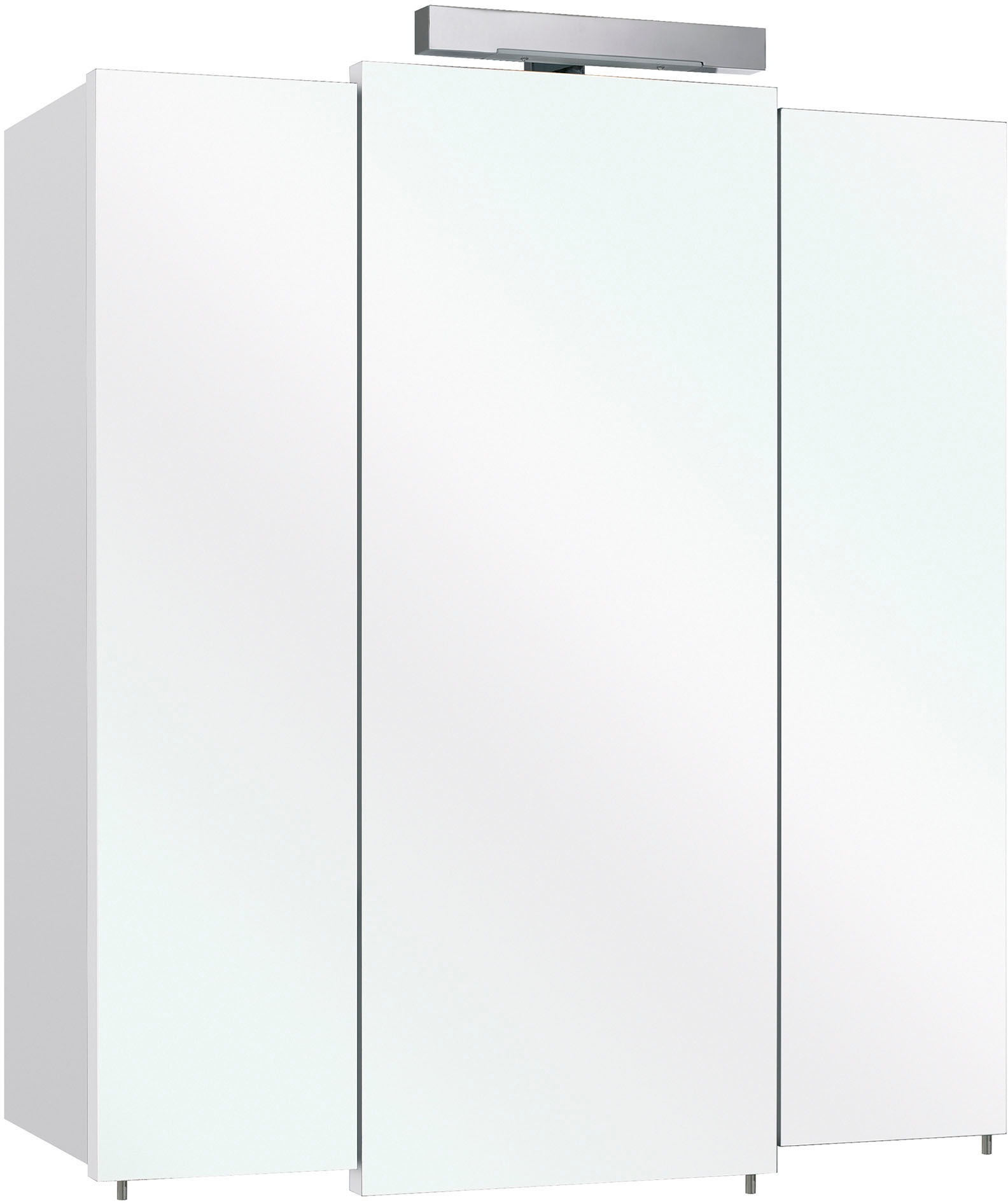 Saphir Badmöbel-Set »Quickset 335 6-teilig, Waschbeckenunterschrank mit LED-Spiegelschrank«, (6 St.), Hochschränke, Unterschrank, Hängeschrank, inkl. Türdämpfer, 13 Türen