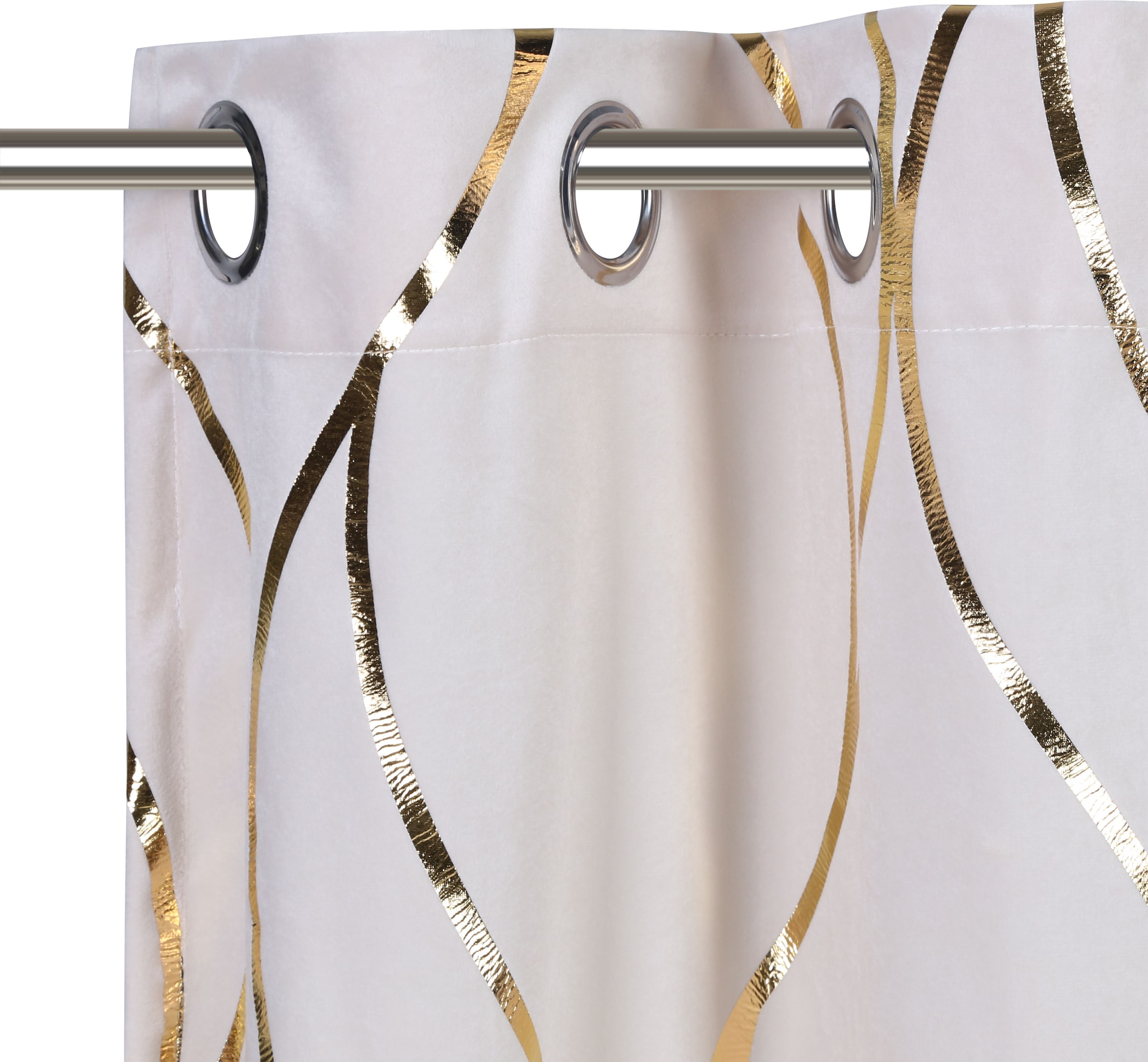 Leonique Vorhang »Mika«, (1 St.), blickdicht, bedruckt, verschiedene  Größen, Samt | BAUR
