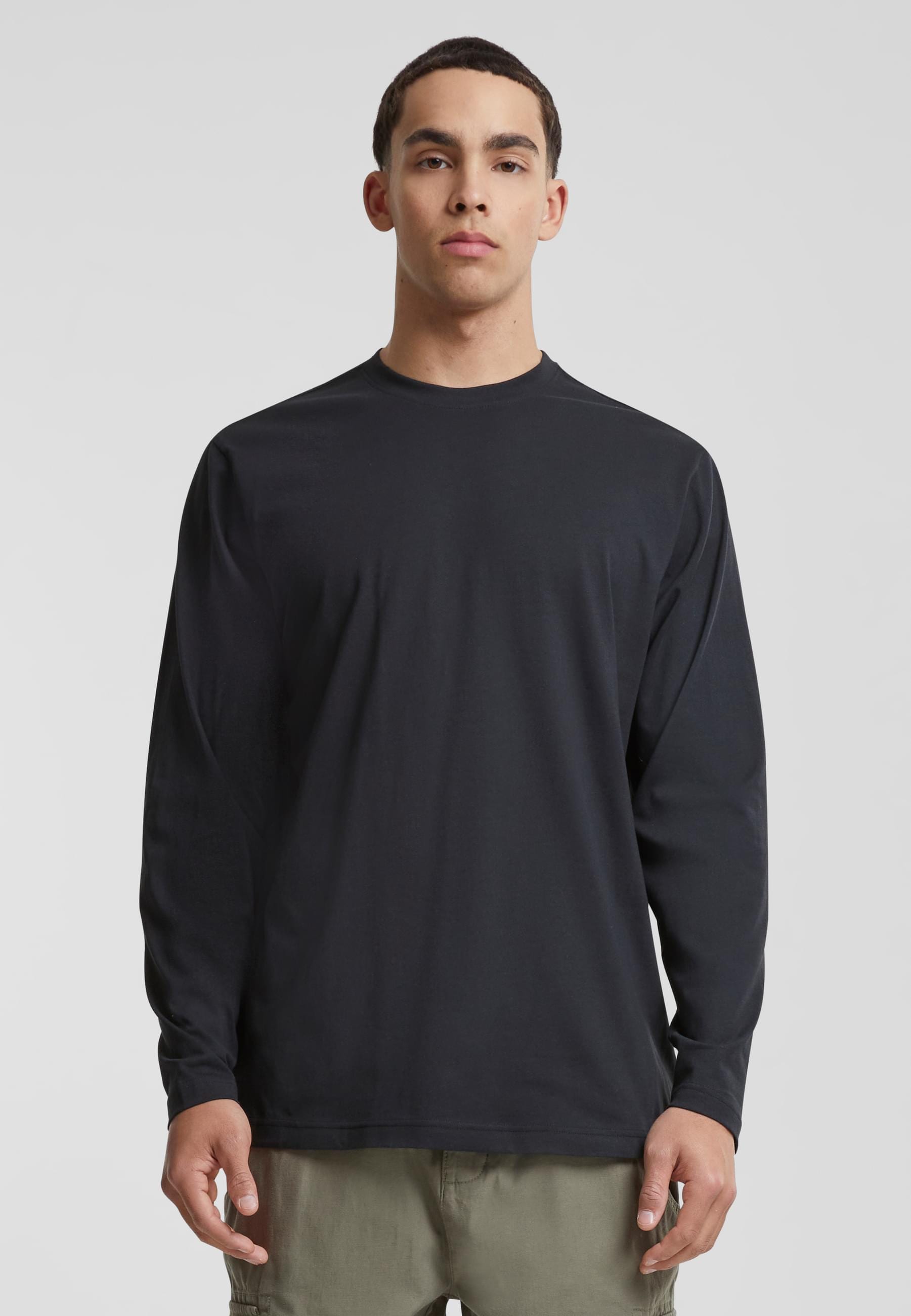 URBAN CLASSICS Longsleeve »Urban Classics Herren Basic Longsleeve«, (1 tlg.)