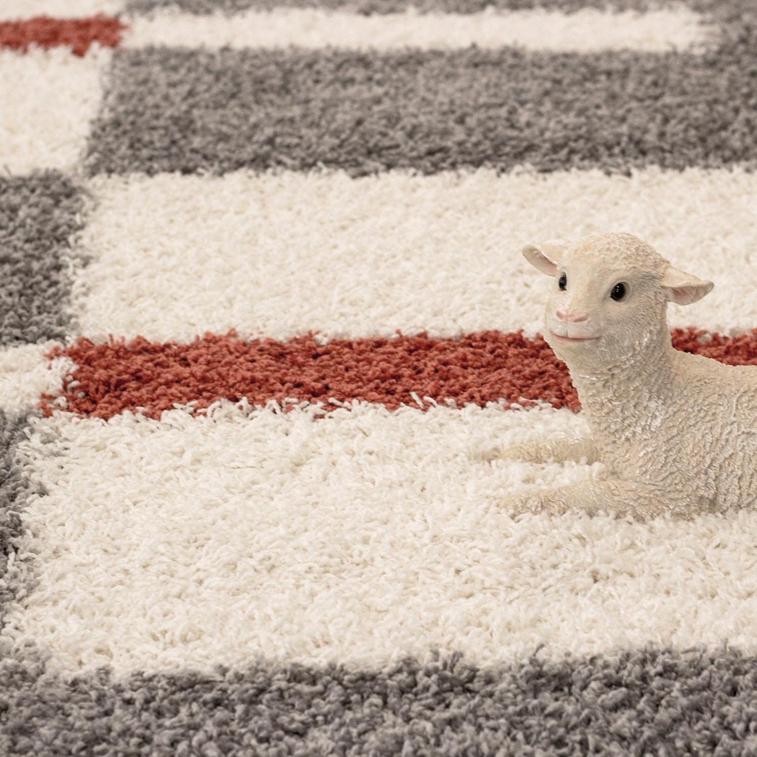 Ayyildiz Teppiche Hochflor-Teppich »Gala Shaggy 2505«, rechteckig, 30 mm Höhe, Langflor, Läufer, alle Räume, Wohnzimmer