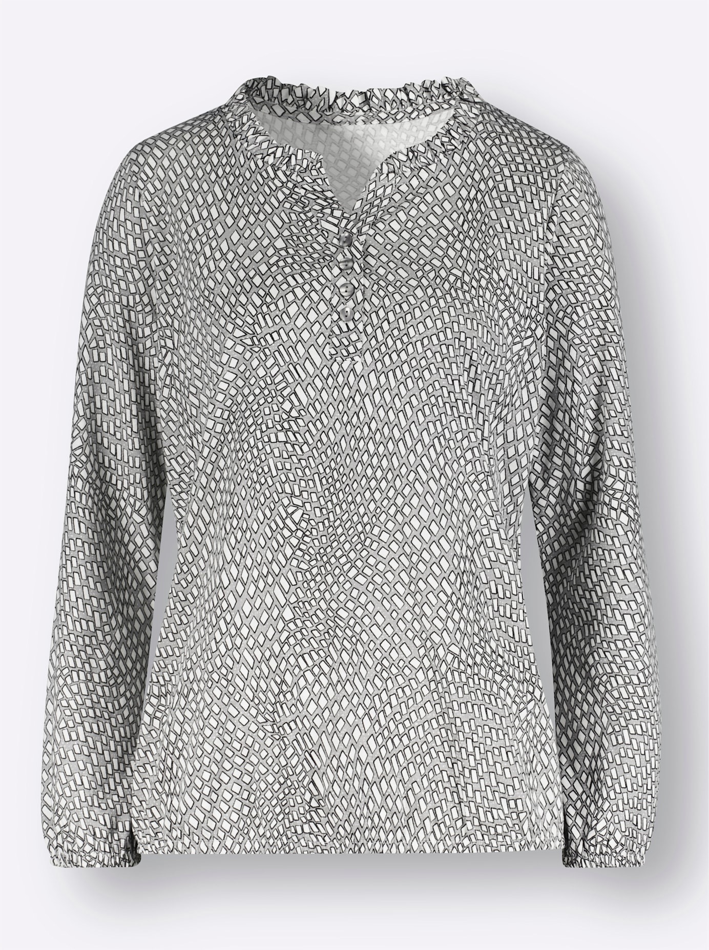 Inspirationen Langarmshirt »Druck-Shirt«, (1 tlg.)