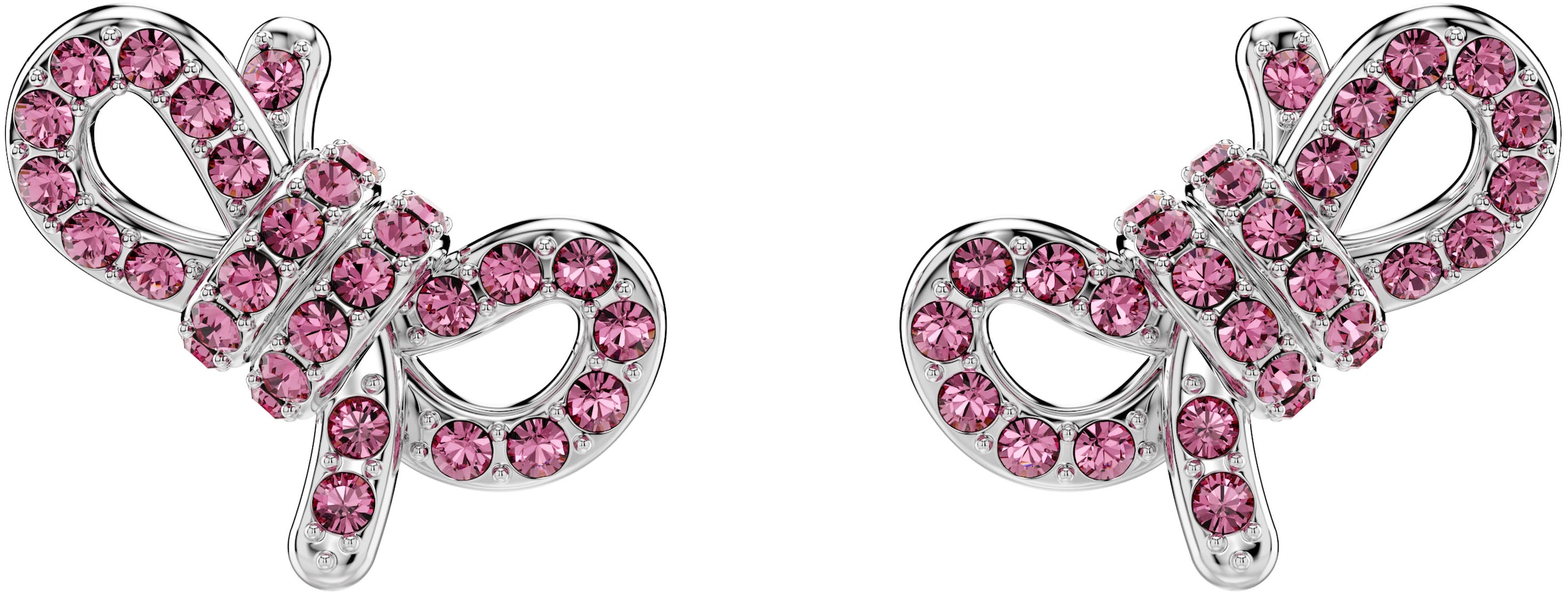 Swarovski Paar Ohrstecker »Schmuck Geschenk Ohrringe Lifelong Bow, Schleife, 5723557«, mit Swarovski® Kristall