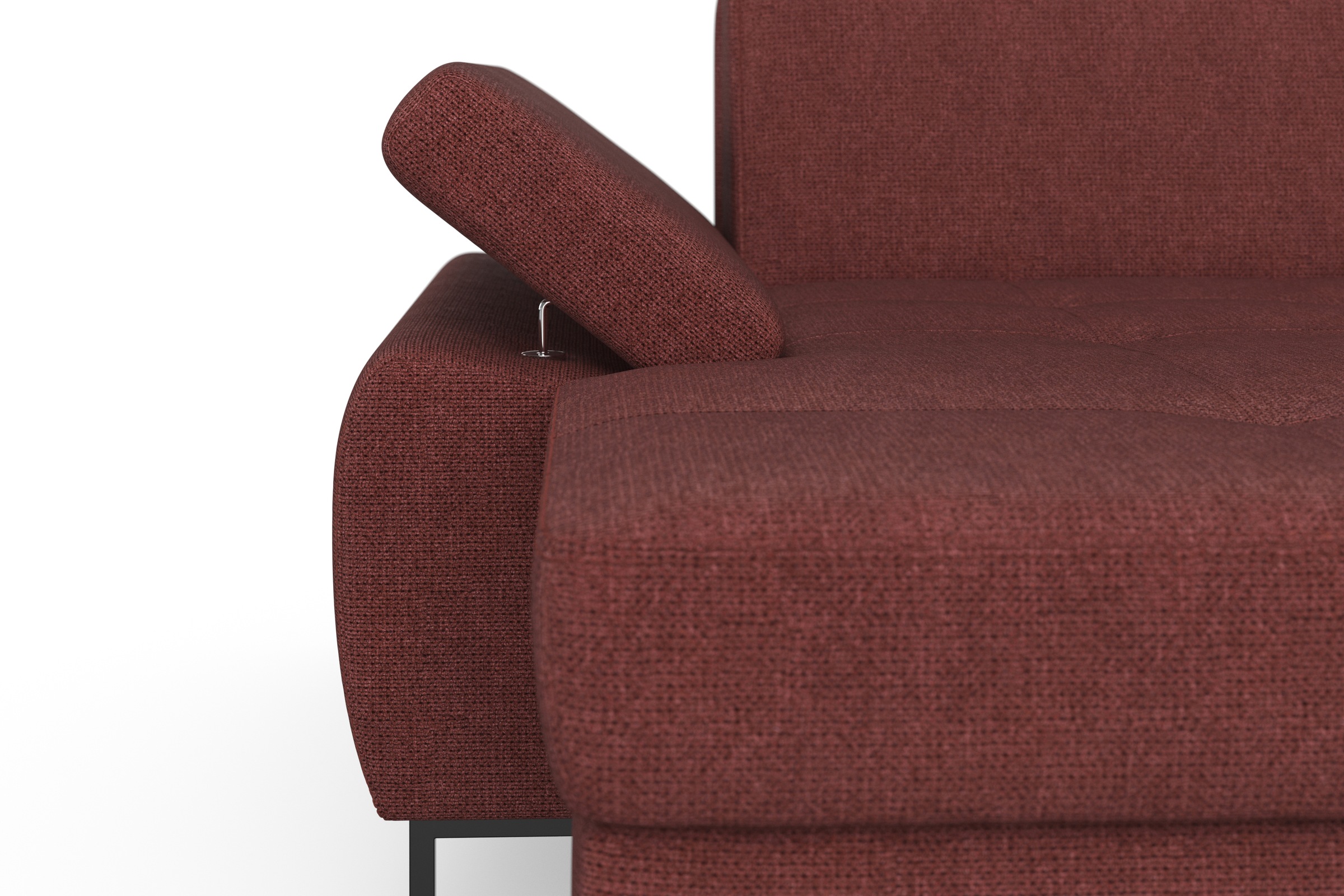 DOMO collection Ecksofa »Capelo L-Form«, mit Armteilverstellung, wahlweise mit Bettfunktion, Federkern