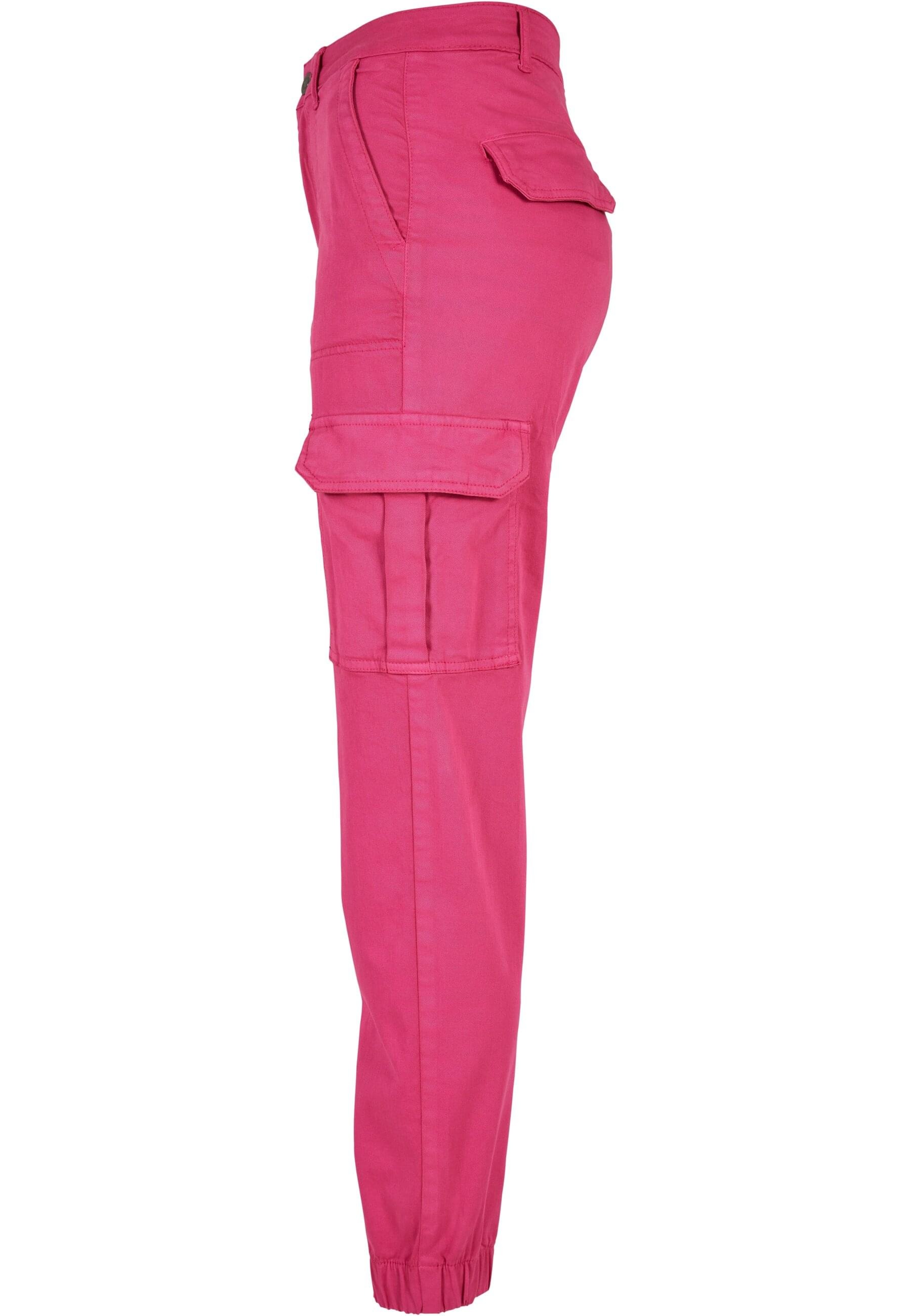 URBAN CLASSICS Stoffhose »Urban Classics Damen Ladies Cotton Twill Utility Pants«, (1 tlg.)
