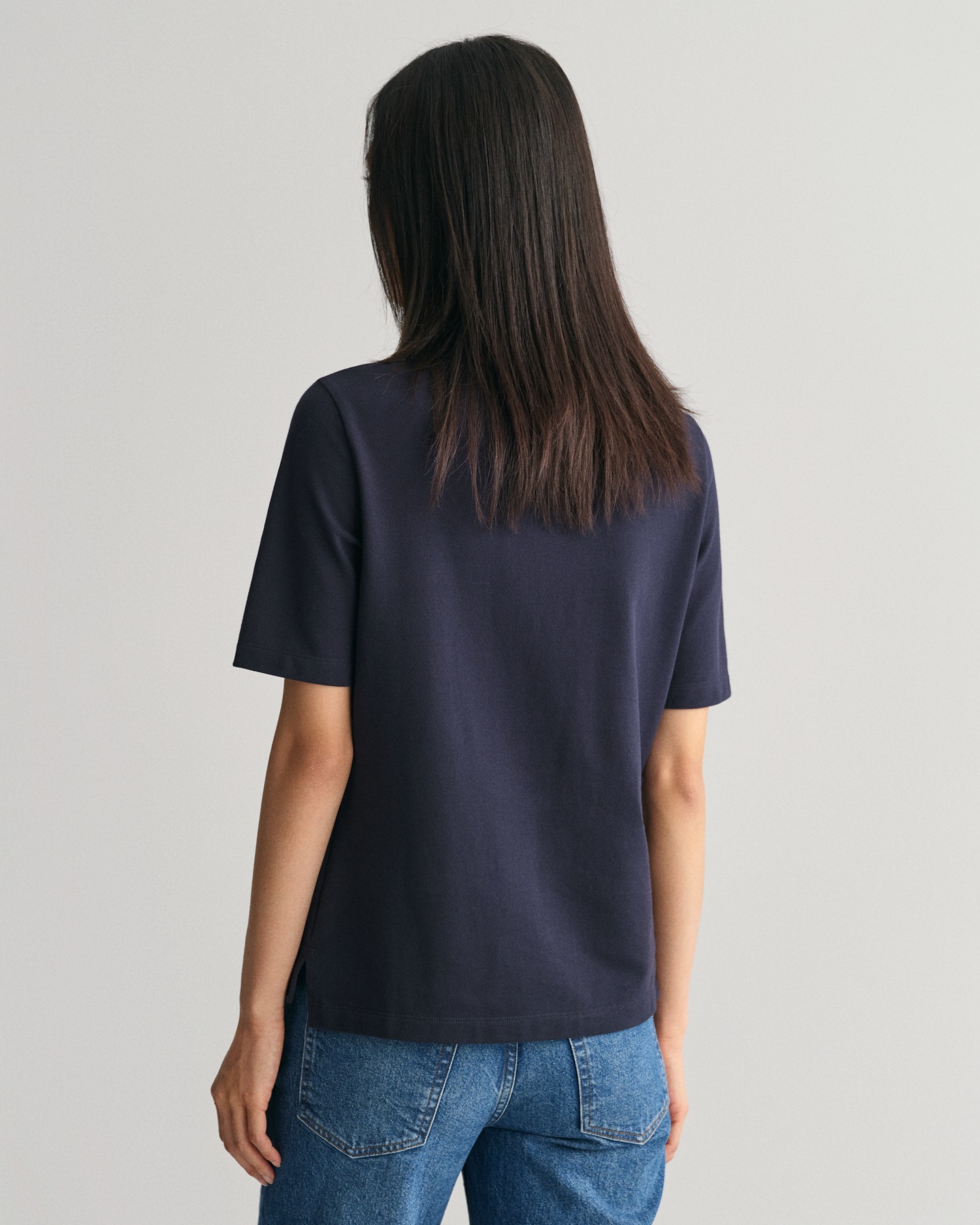 GANT Regular Shield T-Shirt Dam, EVENING BLUE, L 5