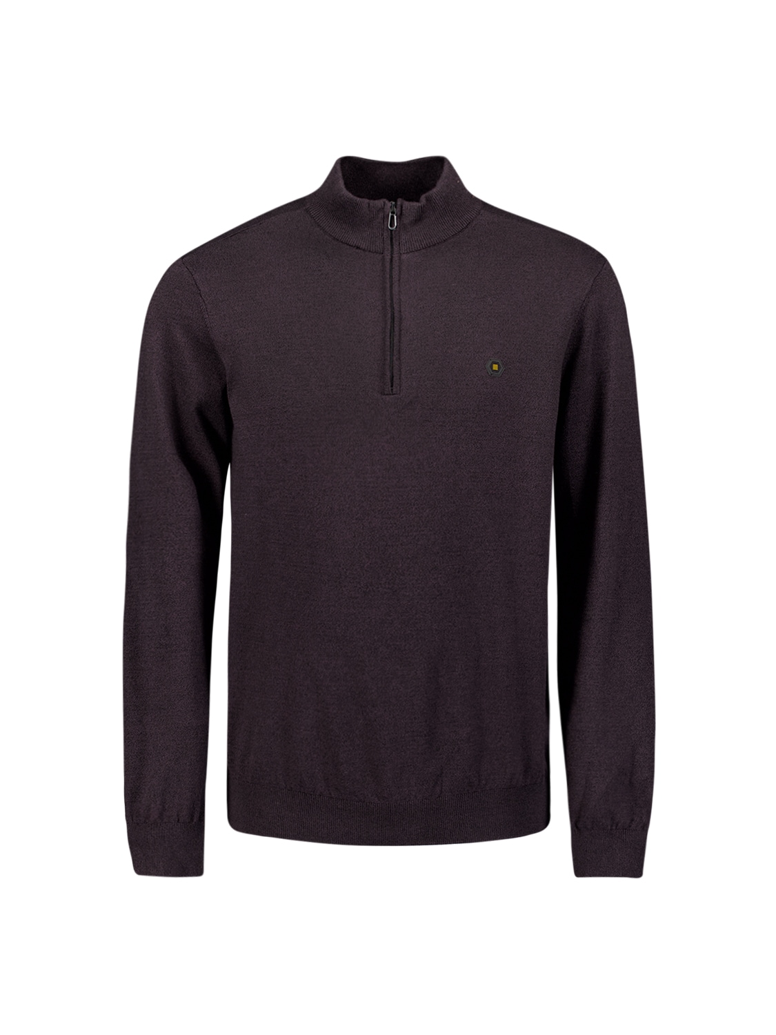 NO EXCESS Rundhalspullover »No Excess Pullover mit halbem Reißverschluss«