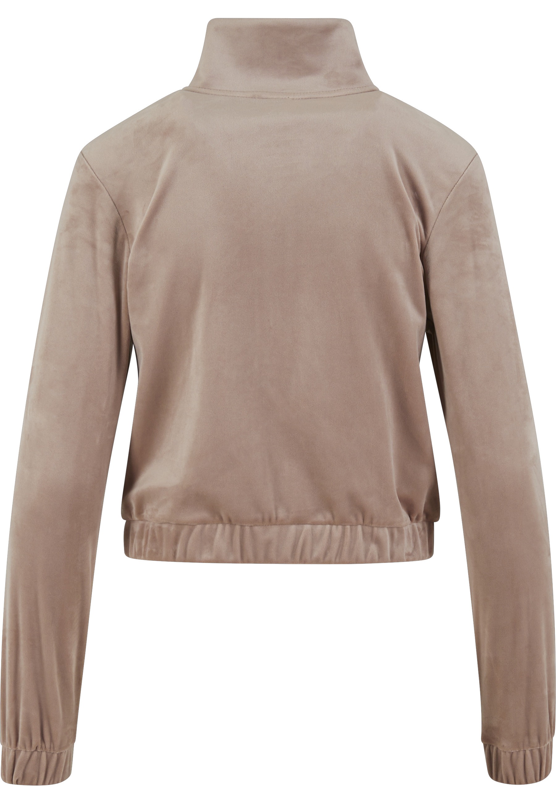 URBAN CLASSICS Langmantel »Urban Classics Ladies Short Velvet Track Jacket«