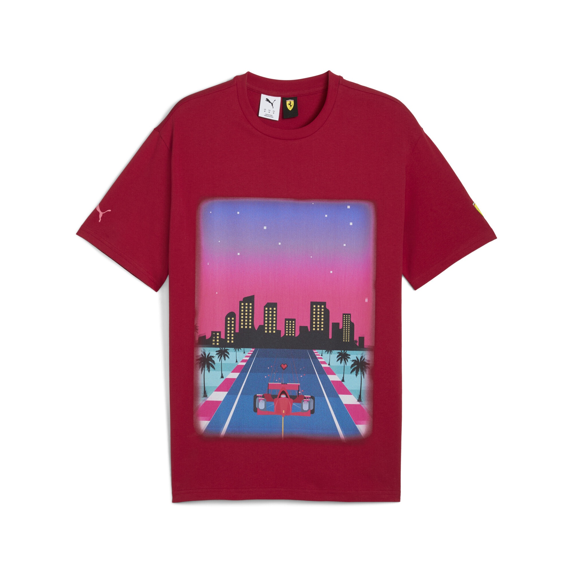 PUMA T-Shirt "Scuderia Ferrari Miami Graphic T-Shirt Herren" günstig online kaufen