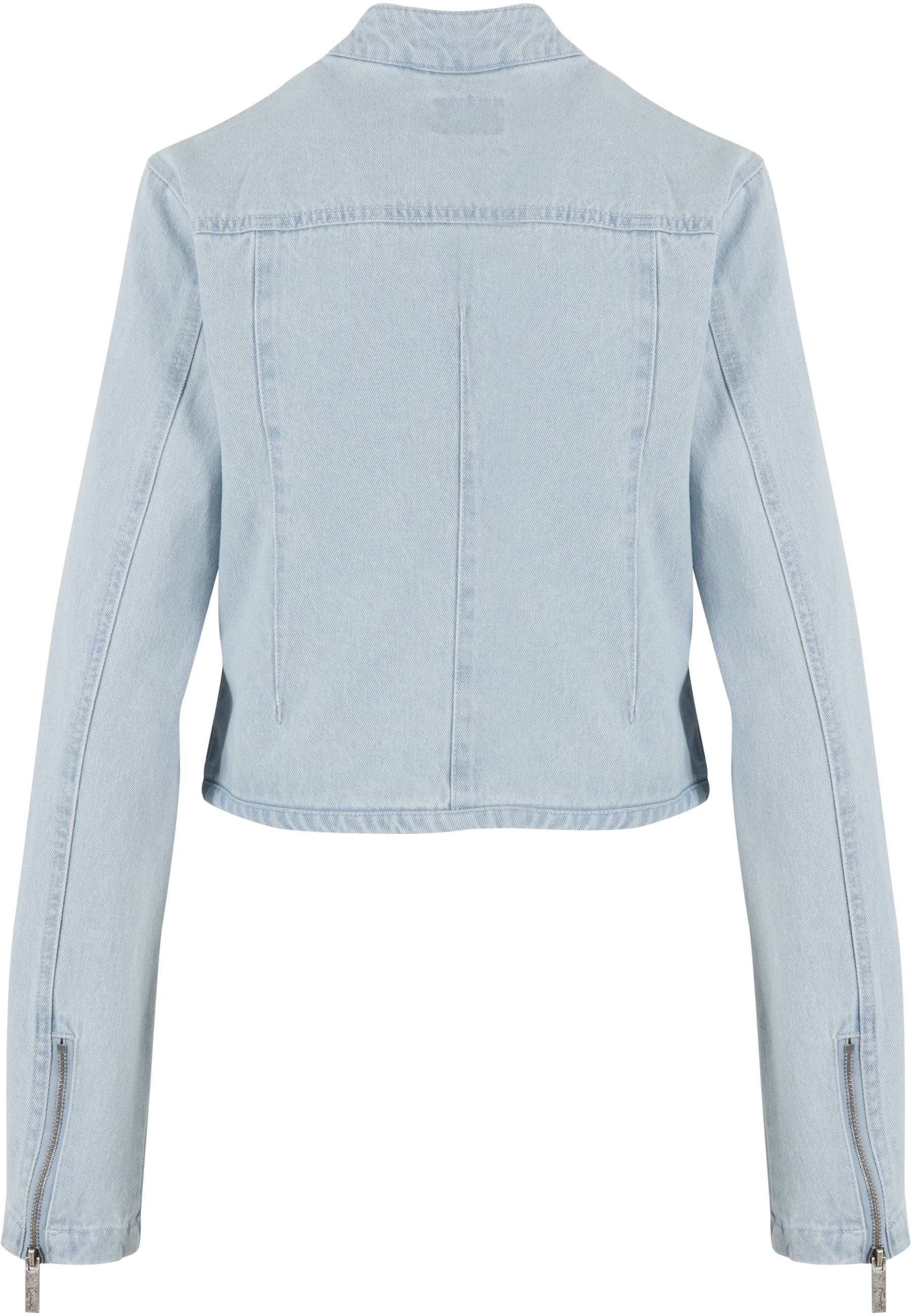 Karl Kani Allwetterjacke »Karl Kani Retro TM Denim Biker Jacket« 1 Stk. tlg. ohne Kapuze
