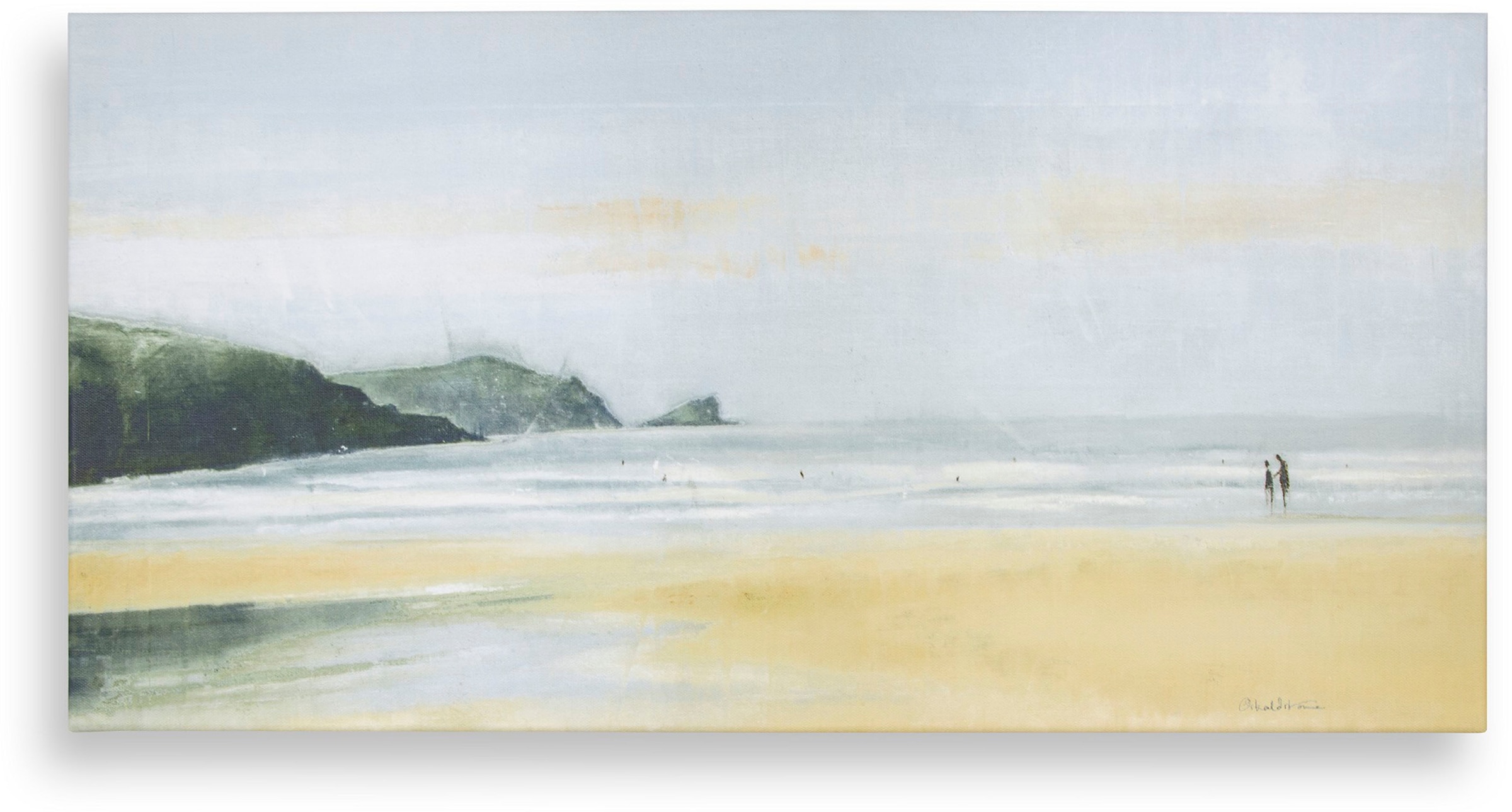 LAURA ASHLEY Leinwandbild "Lynmouth" 1 Stk. tlg. Leinwandbild 30x60cm günstig online kaufen