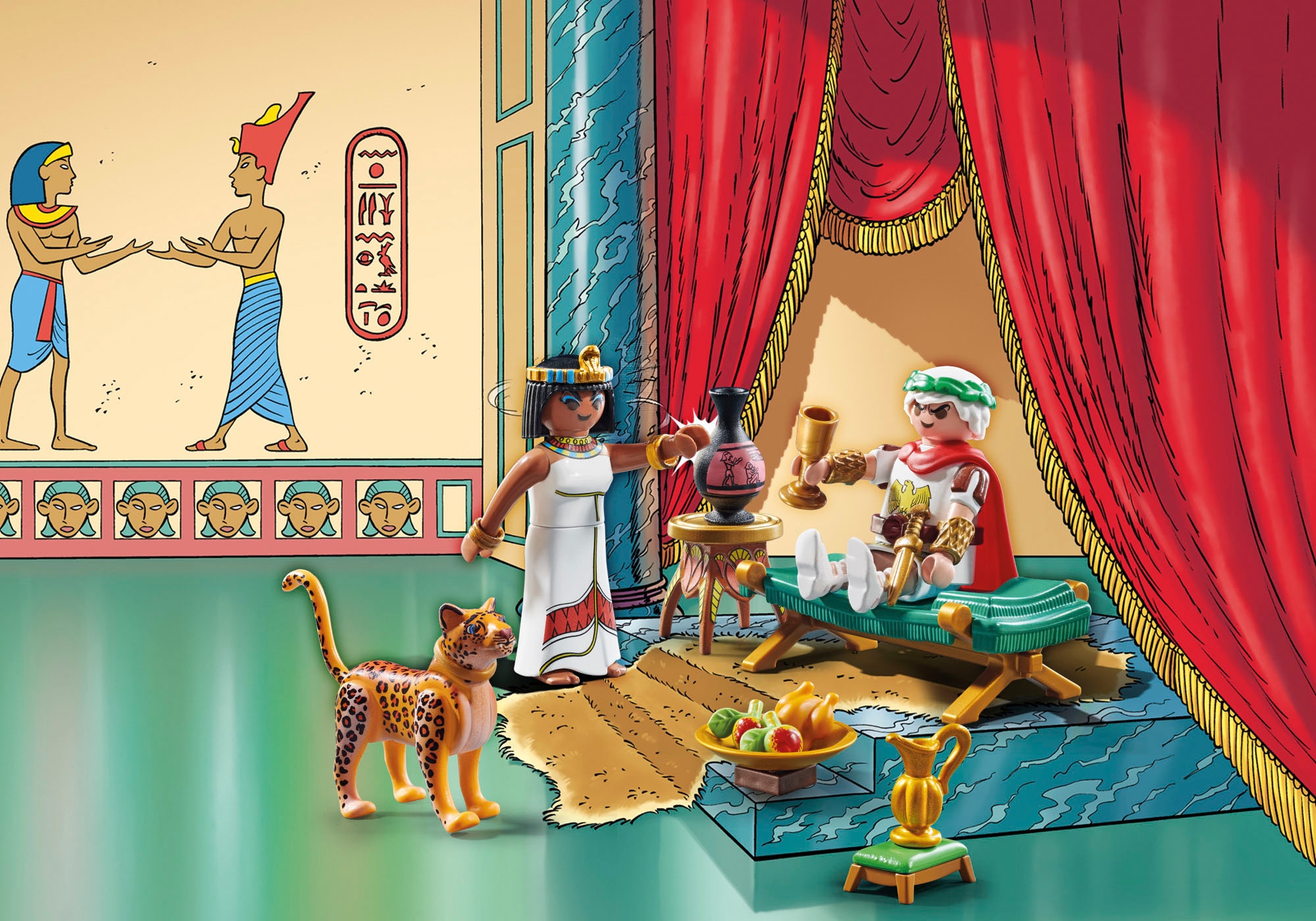 Playmobil® Konstruktions-Spielset »Cäsar und Kleopatra (71270), Asterix«, (28 St.), Made in Europe