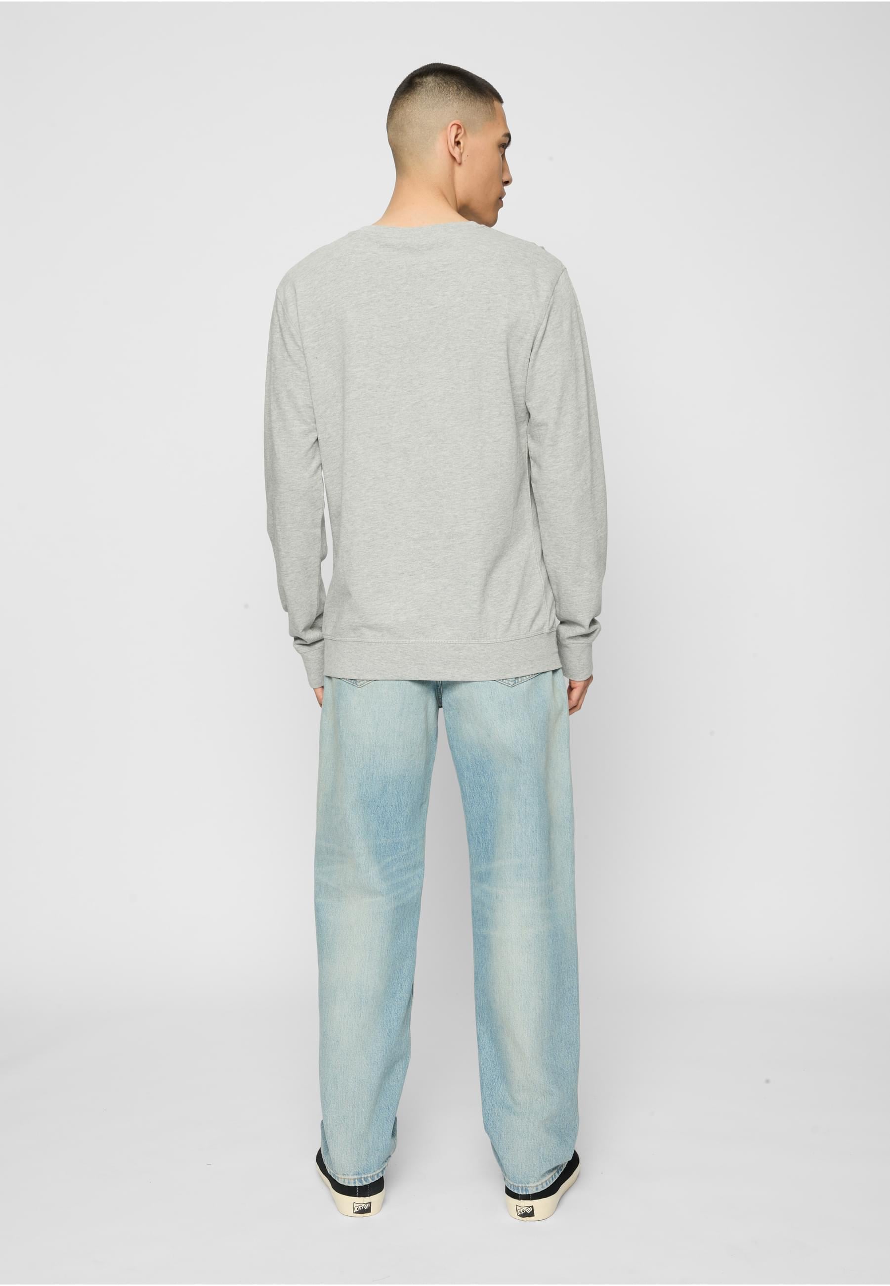 MisterTee Rundhalspullover »MisterTee Herren LA Sketch Crewneck«, (1 tlg.)