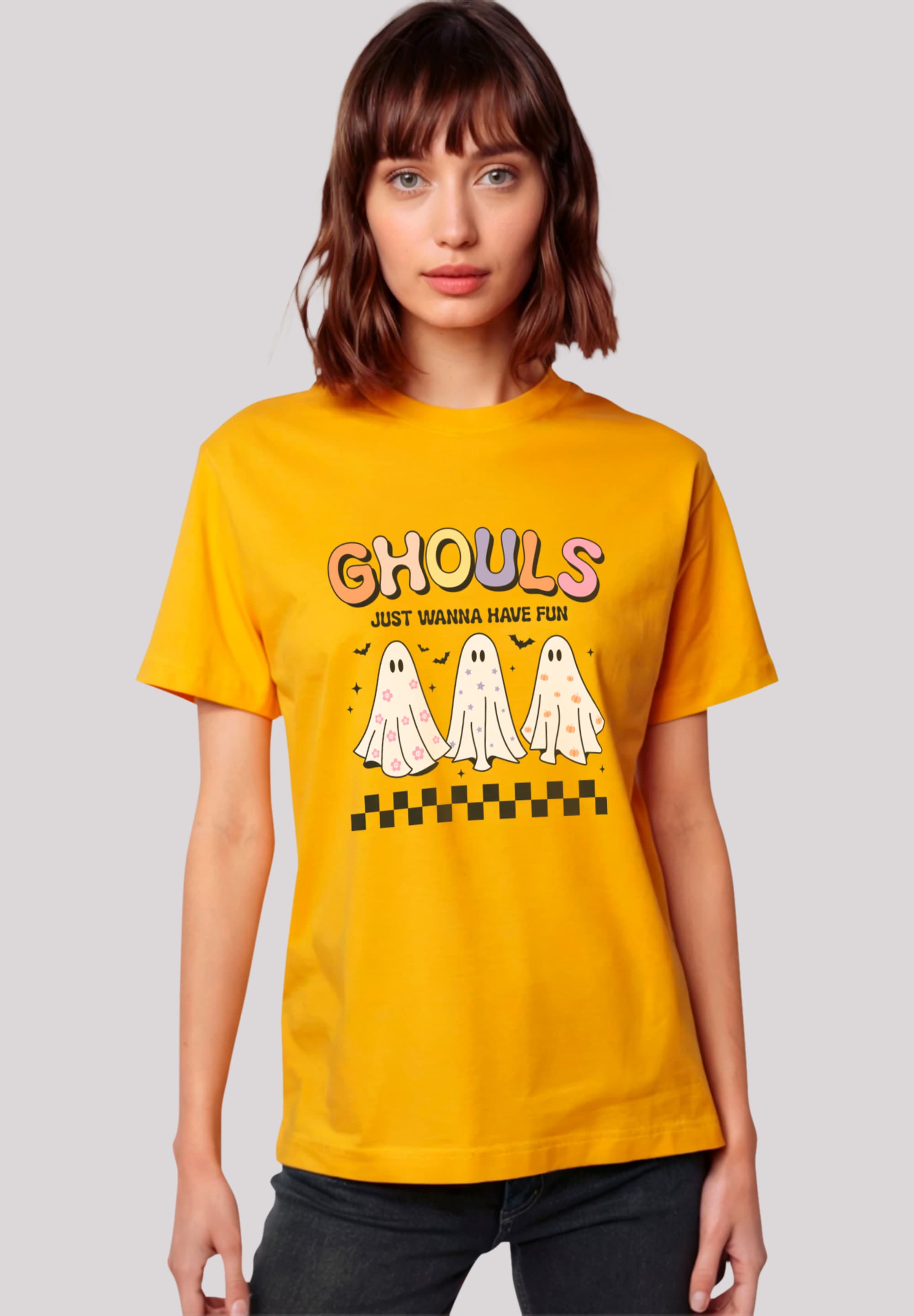 F4NT4STIC T-Shirt "Retro Halloween Ghouls just wanna have fun", Premium Qua günstig online kaufen