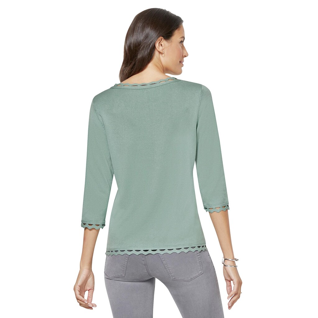 Inspirationen 3/4 Arm-Pullover »Pullover«