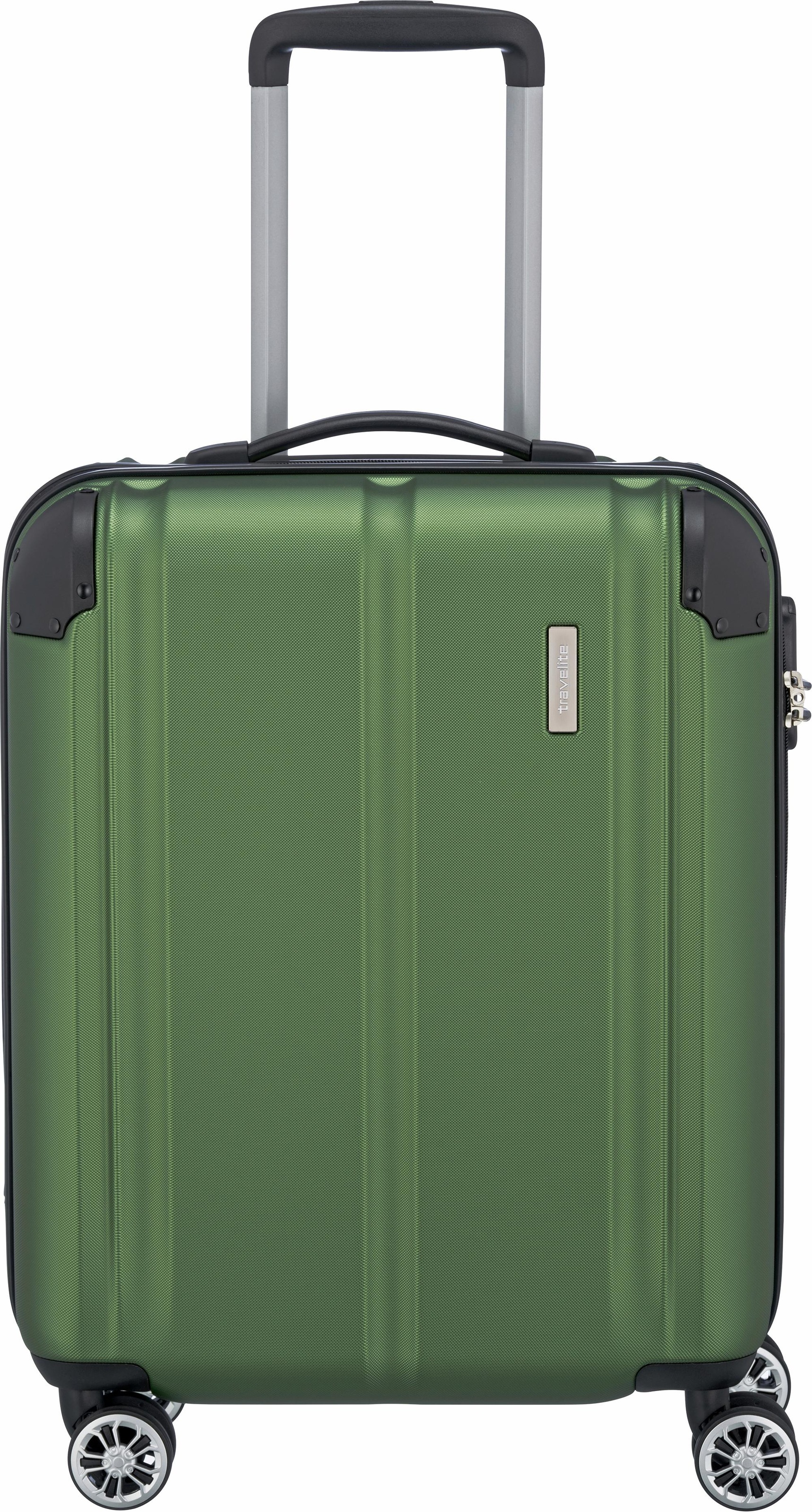 Travelite Valise à Roulettes City 4w S 40l Green One Size unisex