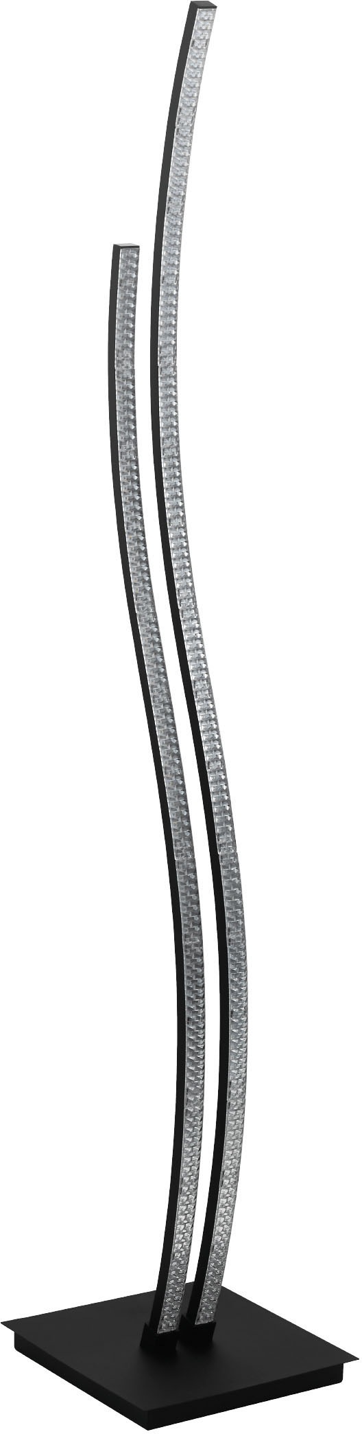 EGLO Stehlampe »LEJIAS«, Stehleuchte in schwarz aus Stahl - 16W - Warmweiß